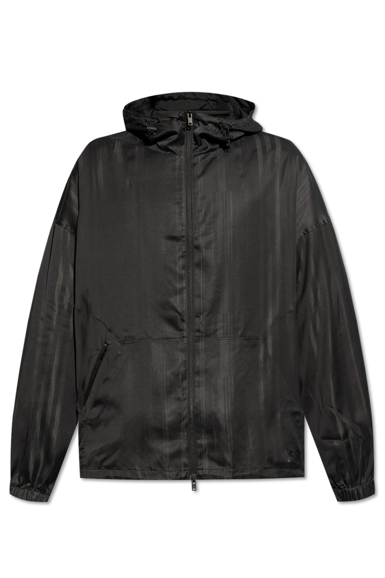 Shop Y-3 Yohji Yamamoto Jacket With Logo Jacket In Black