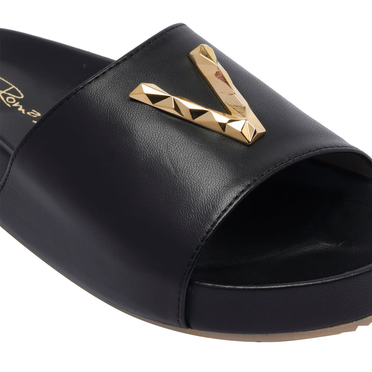Via Roma 15 Sandals In Black