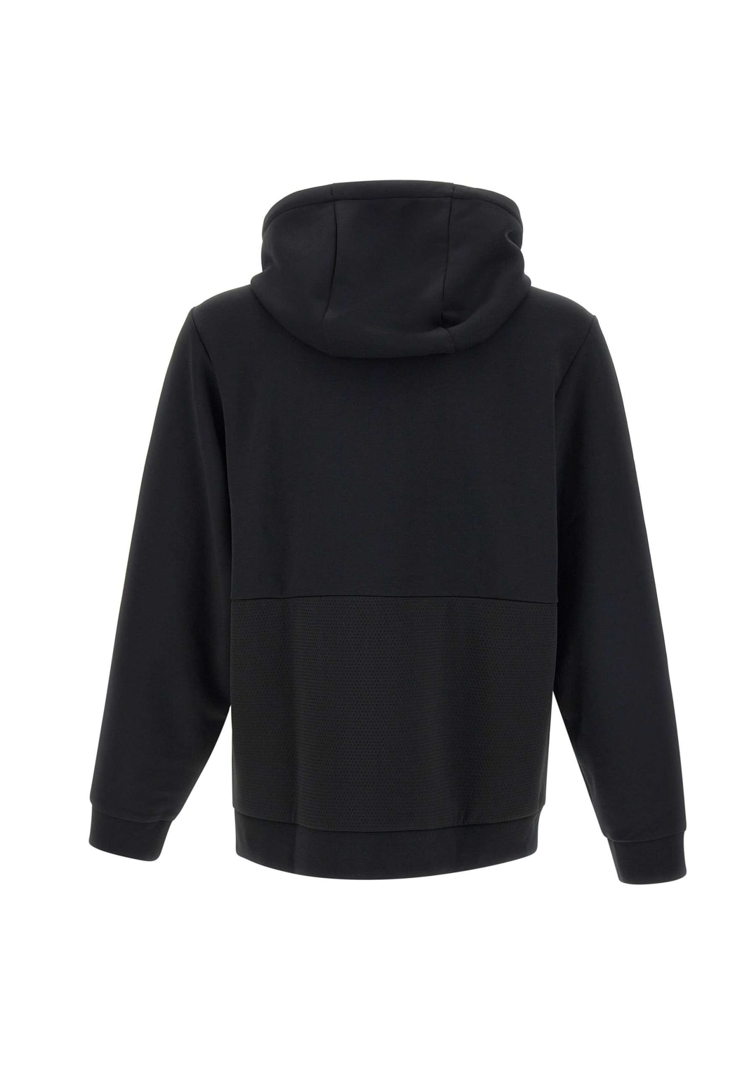 Shop Lacoste Organic Cotton Sweatshirt In Black