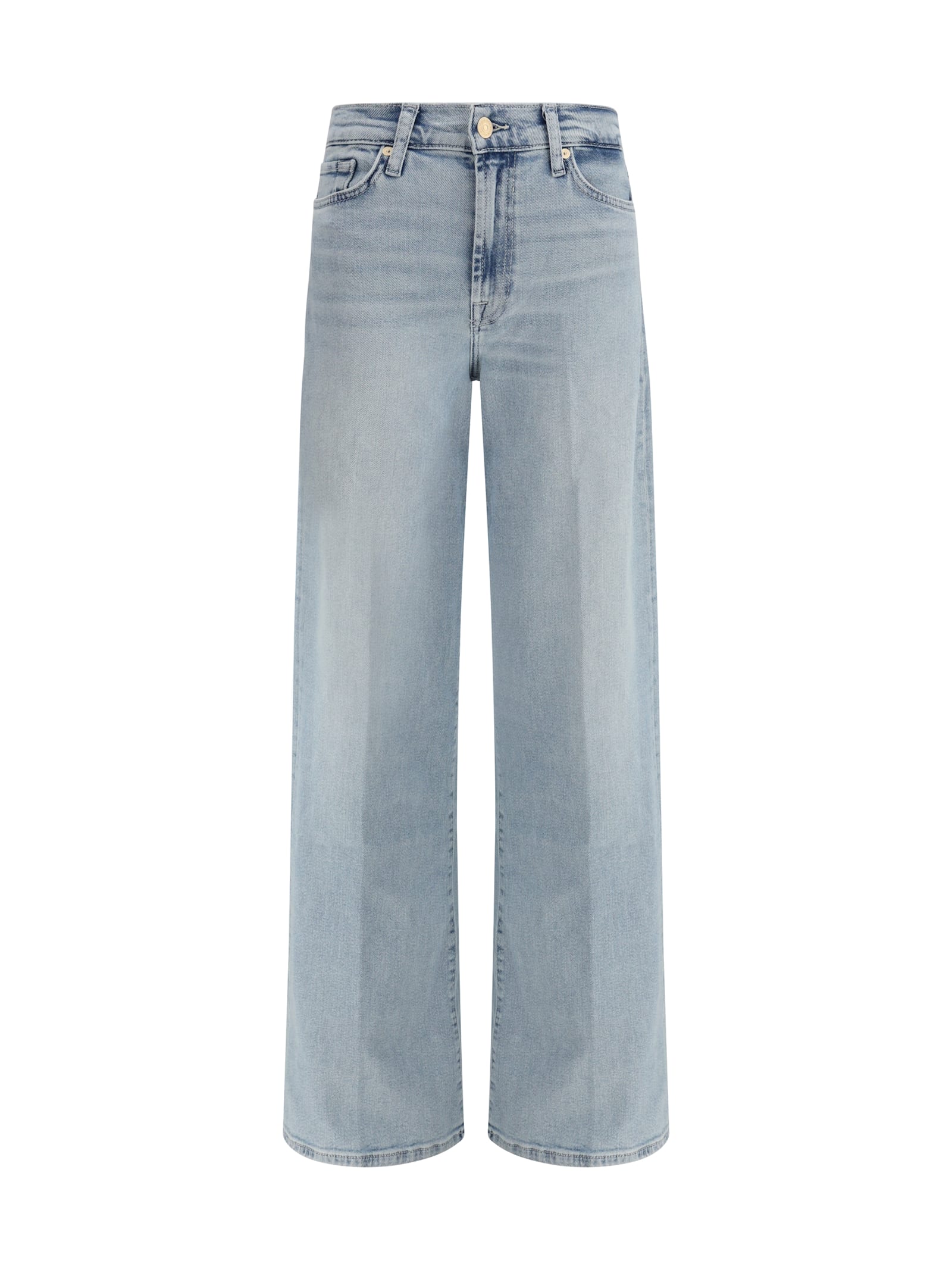 7 For All Mankind Jean Droit - Bleu Clair