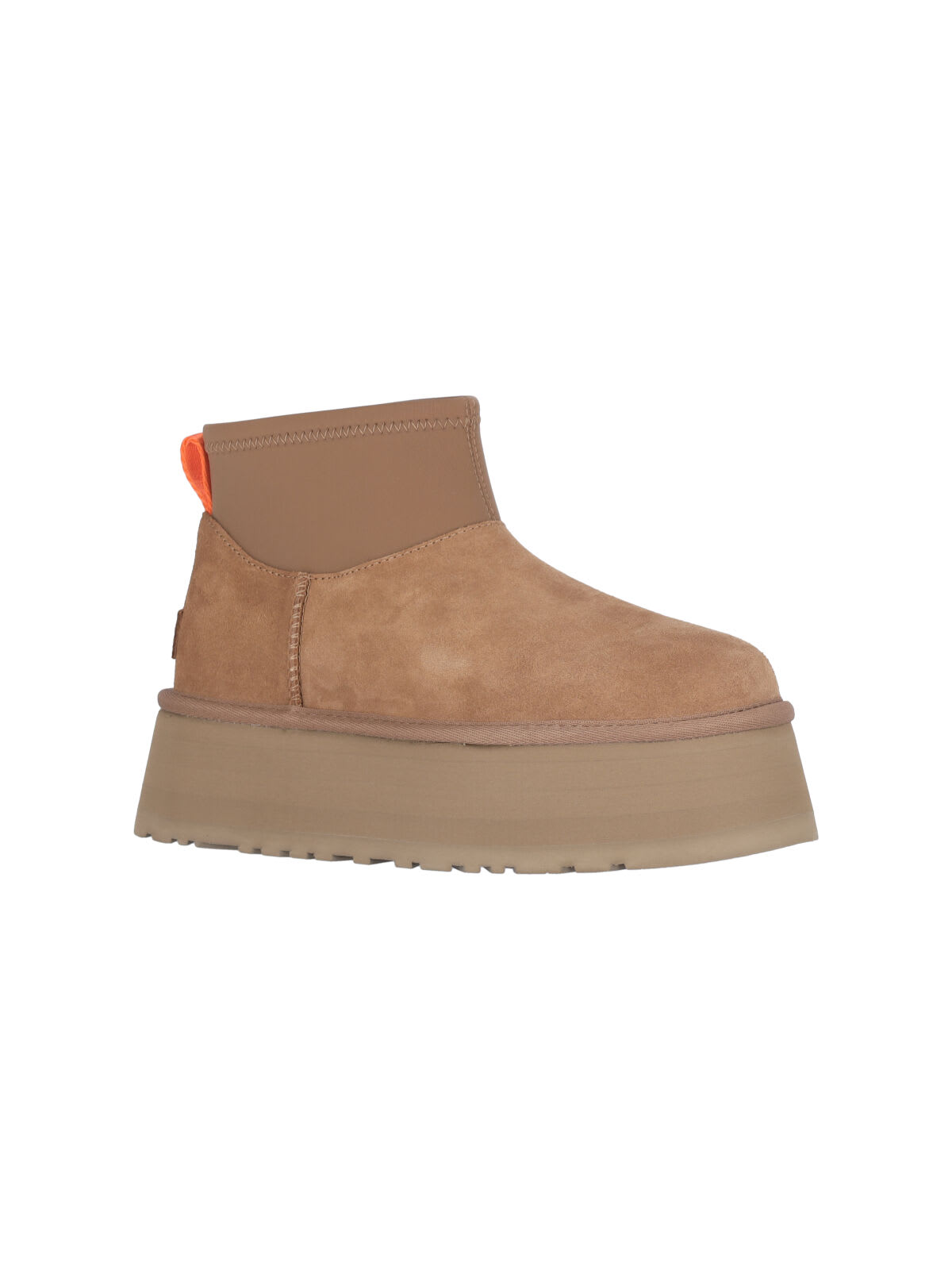 Ugg Classic Mini Dipper Platform Boots In Nude