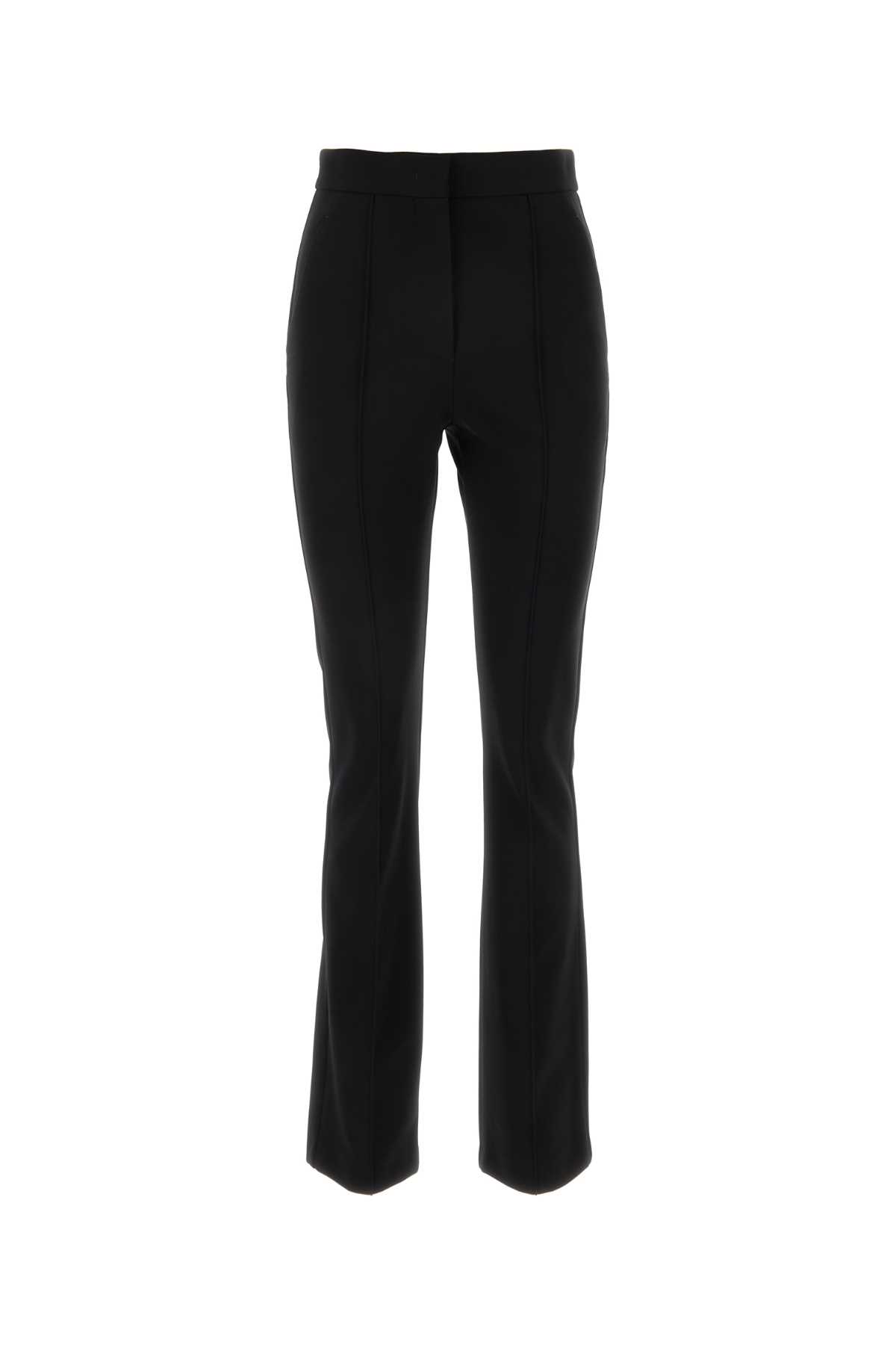 Max Mara Cropped Viscose Trousers In 1