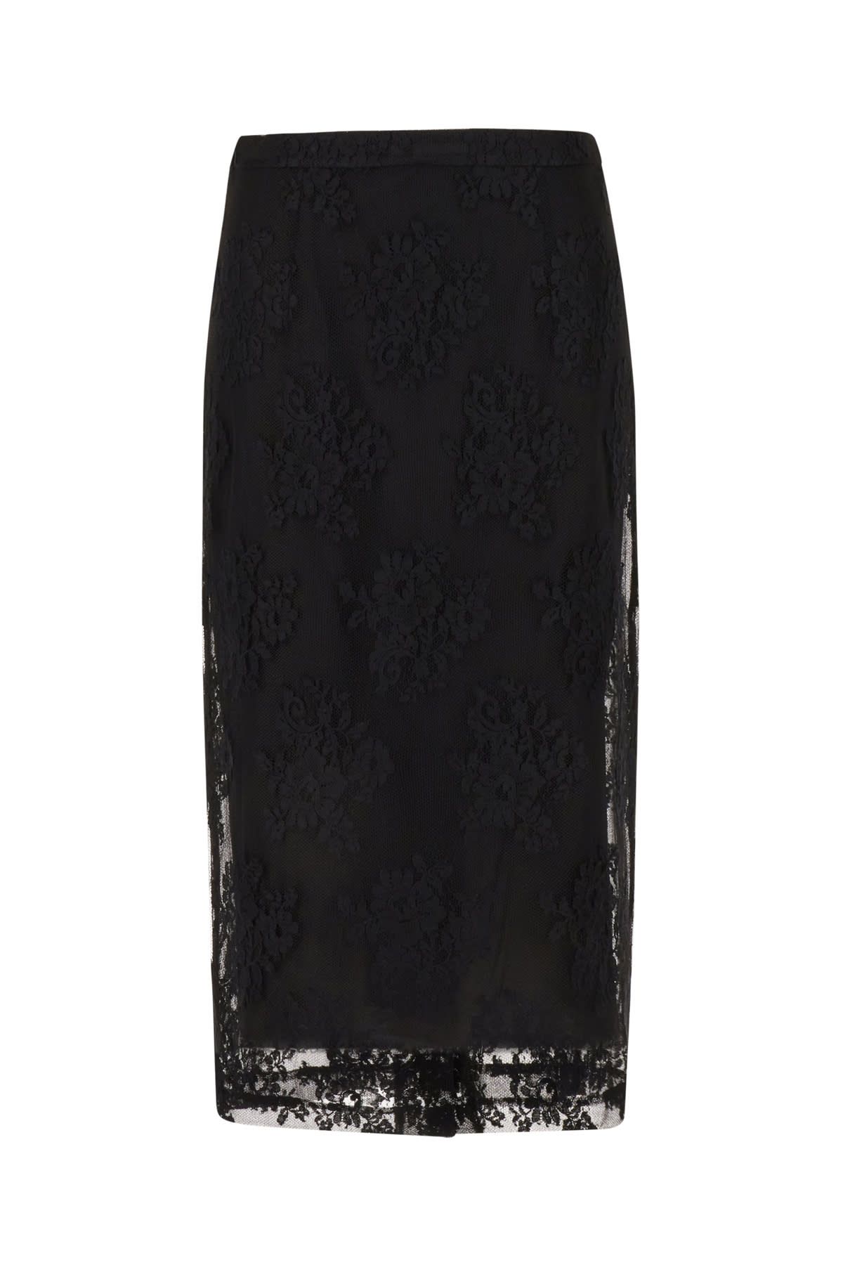 Dolce & Gabbana Black Lace Skirt