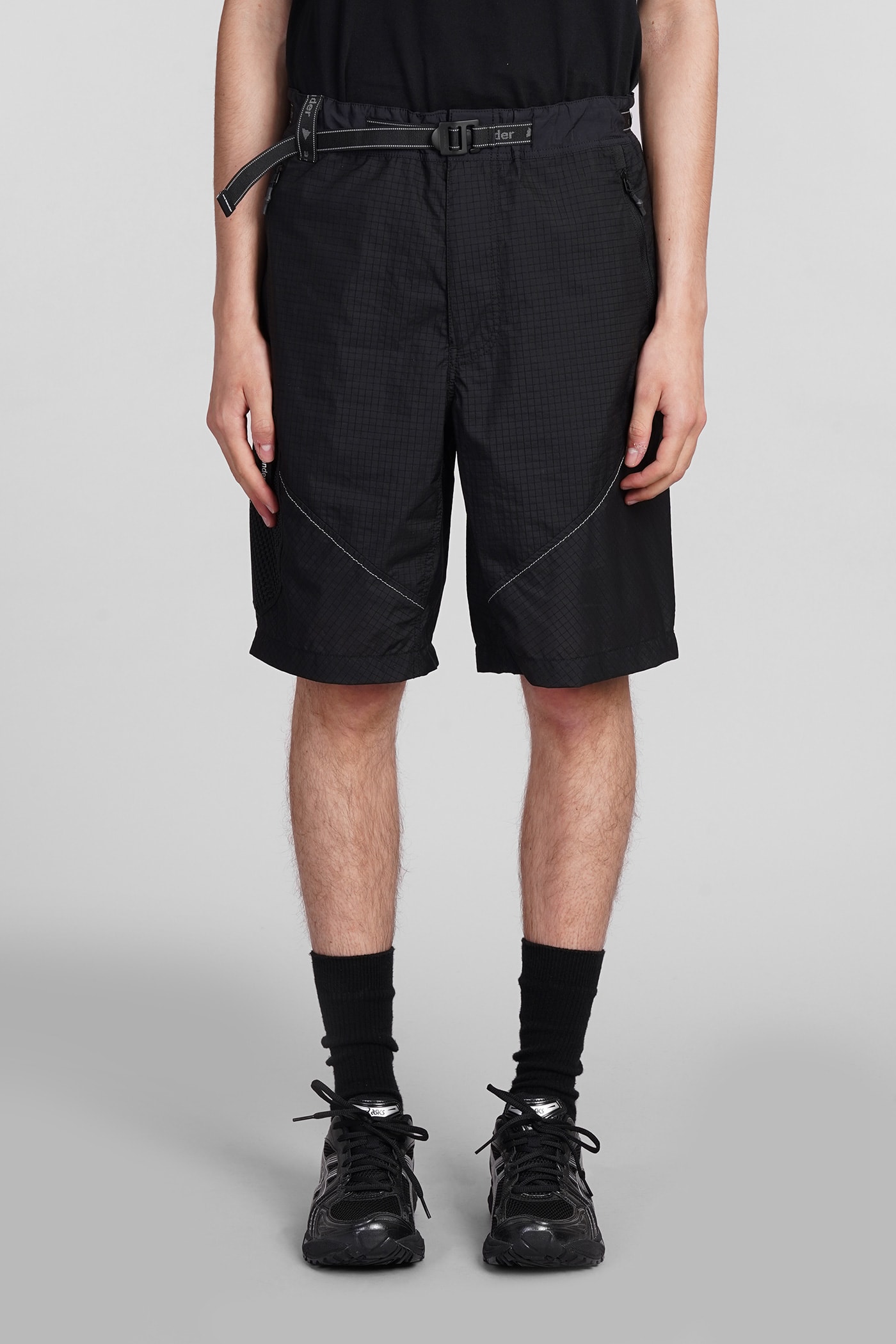Shop And Wander Shorts In Black Nylon