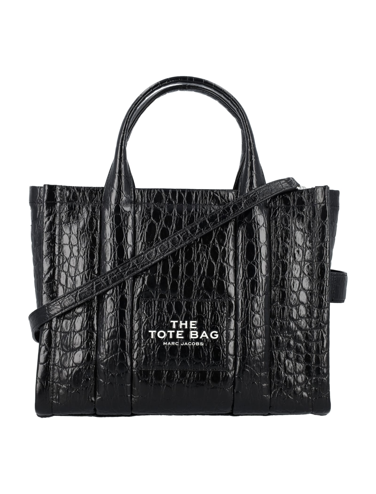 Marc Jacobs The Croc-embossed Mini Tote Bag