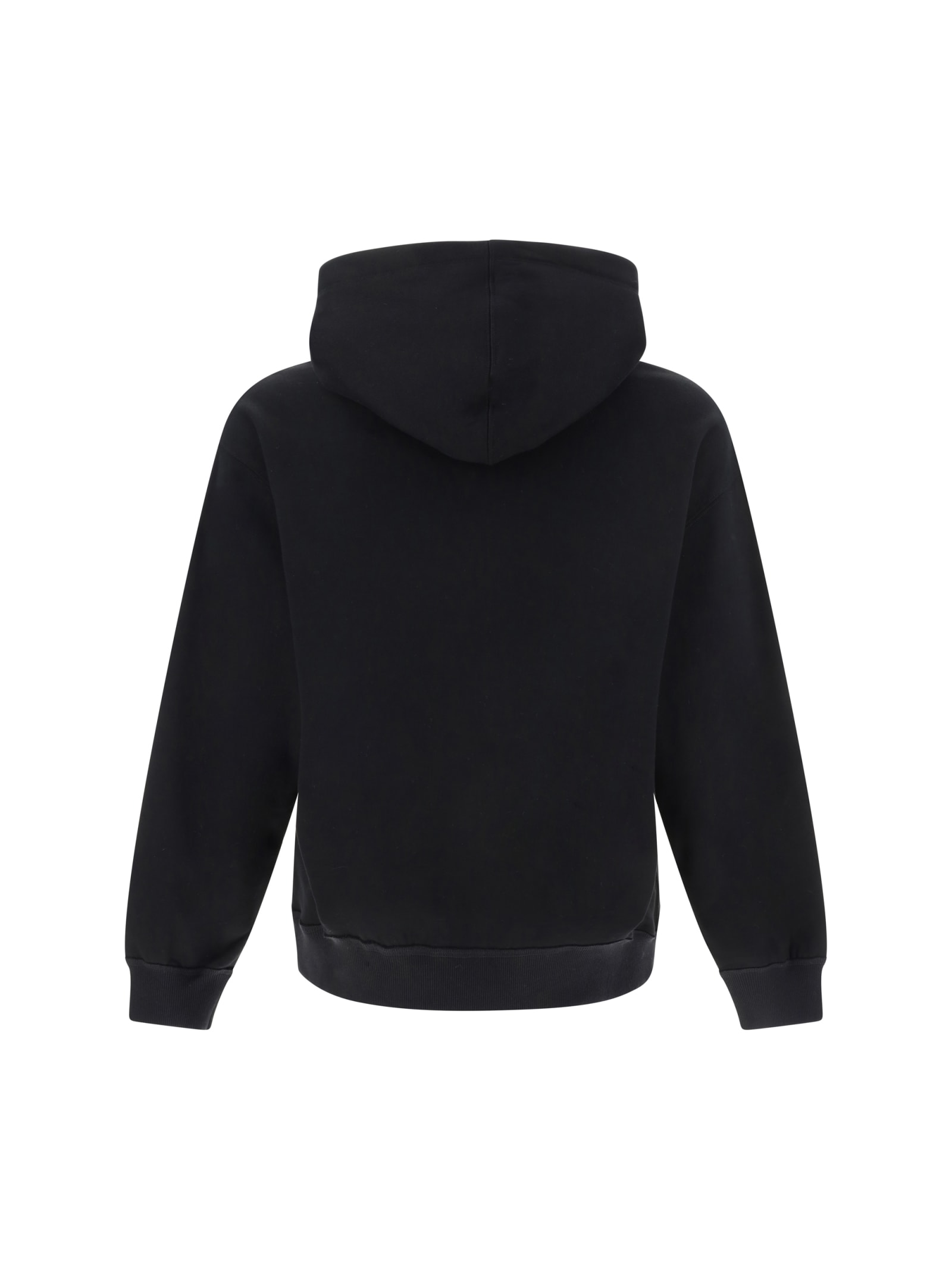 Shop Valentino Hoodie In Nero