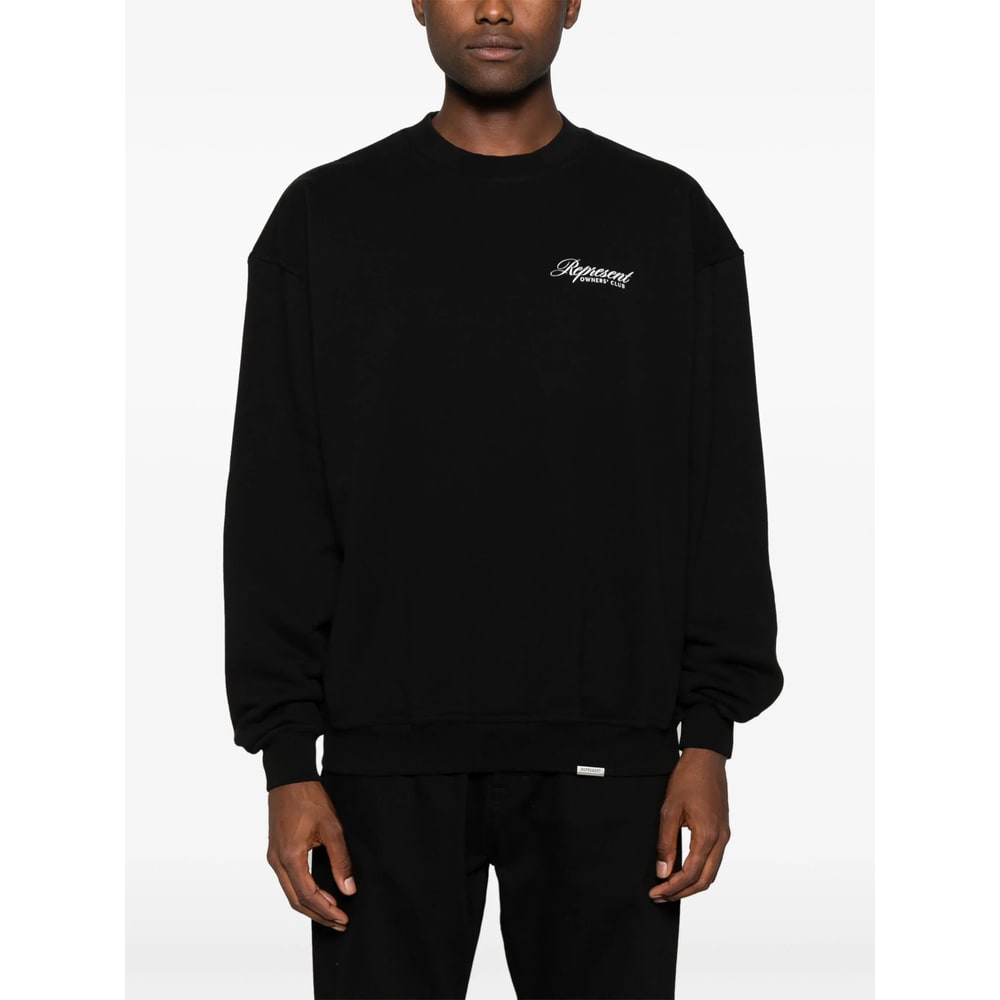 Represent "owners Club Script" Sweatshirt In Black