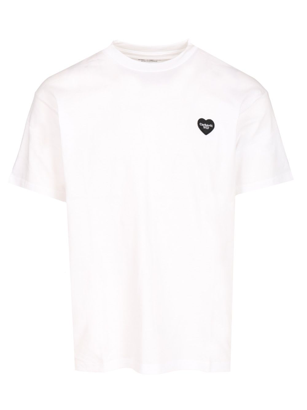 Carhartt Work In Progress Heart Ii Hartt Organic Cotton Graphic T-shirt In White