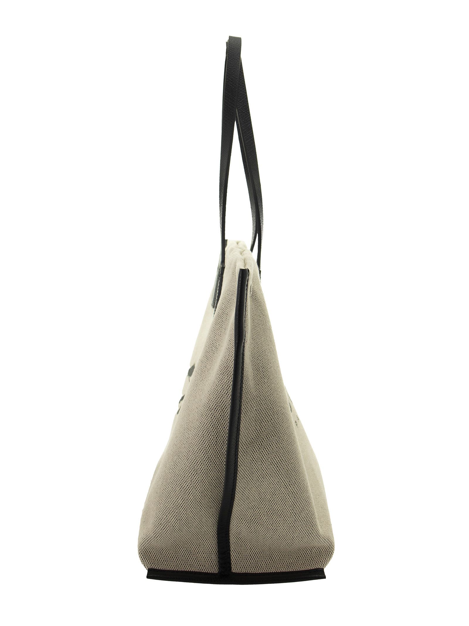 Longchamp Roseau Large Shopping Bag In Ecru