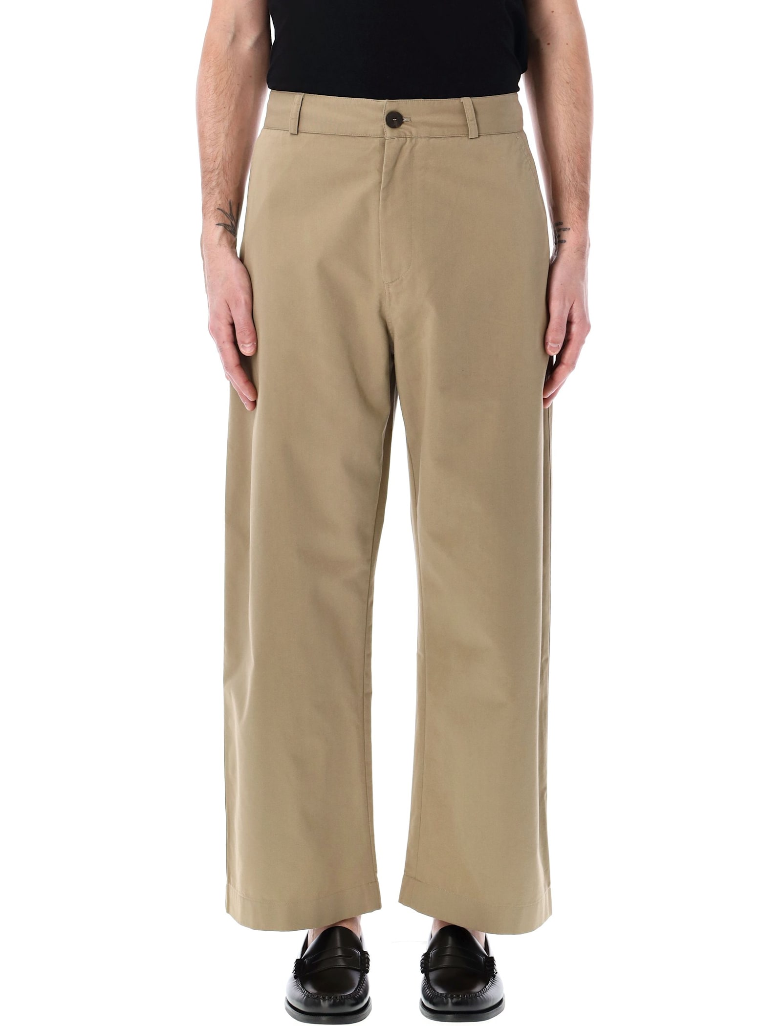 Studio Nicholson Bosworth Chino Pants In Neutral