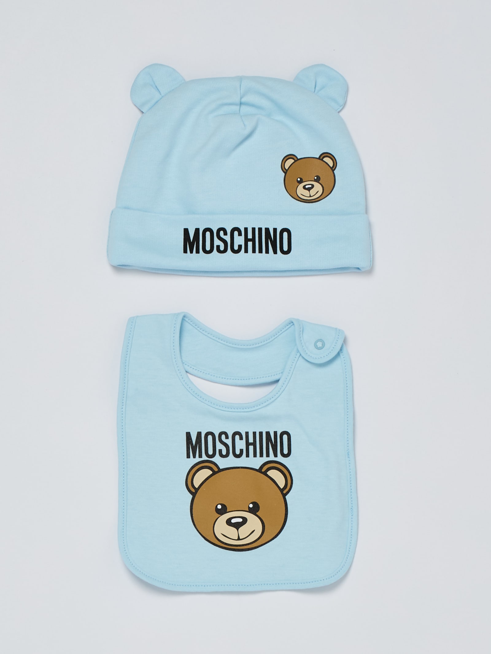 Shop Moschino Set Suit In Cielo