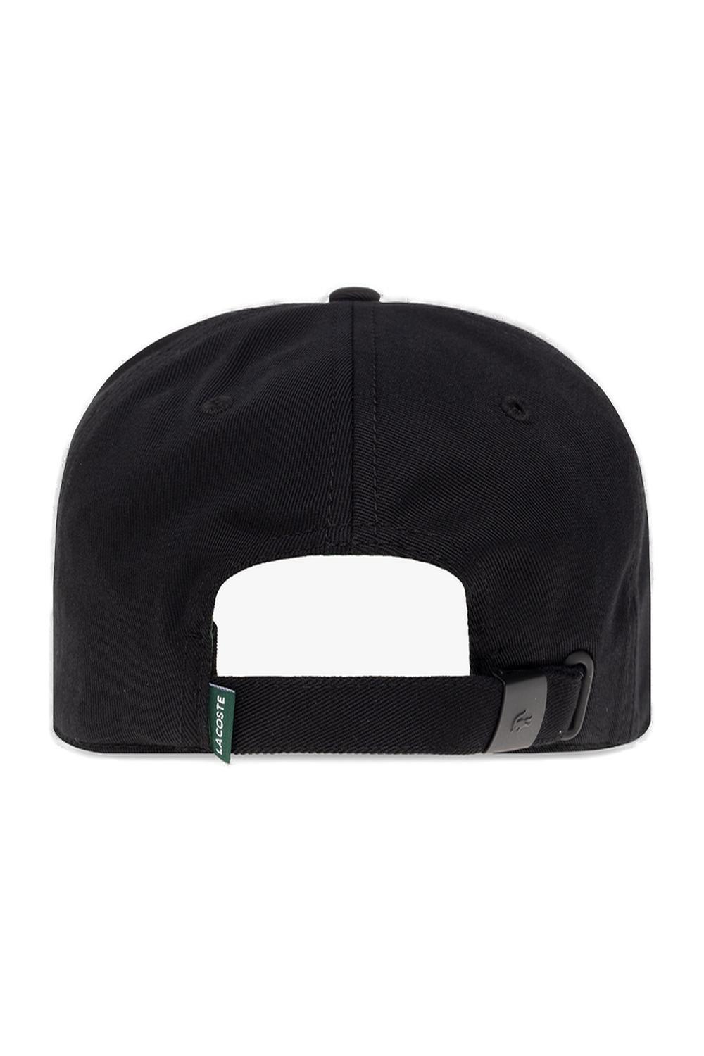 Shop Lacoste Logo-embroidered Curved Peak Baseball Cap
