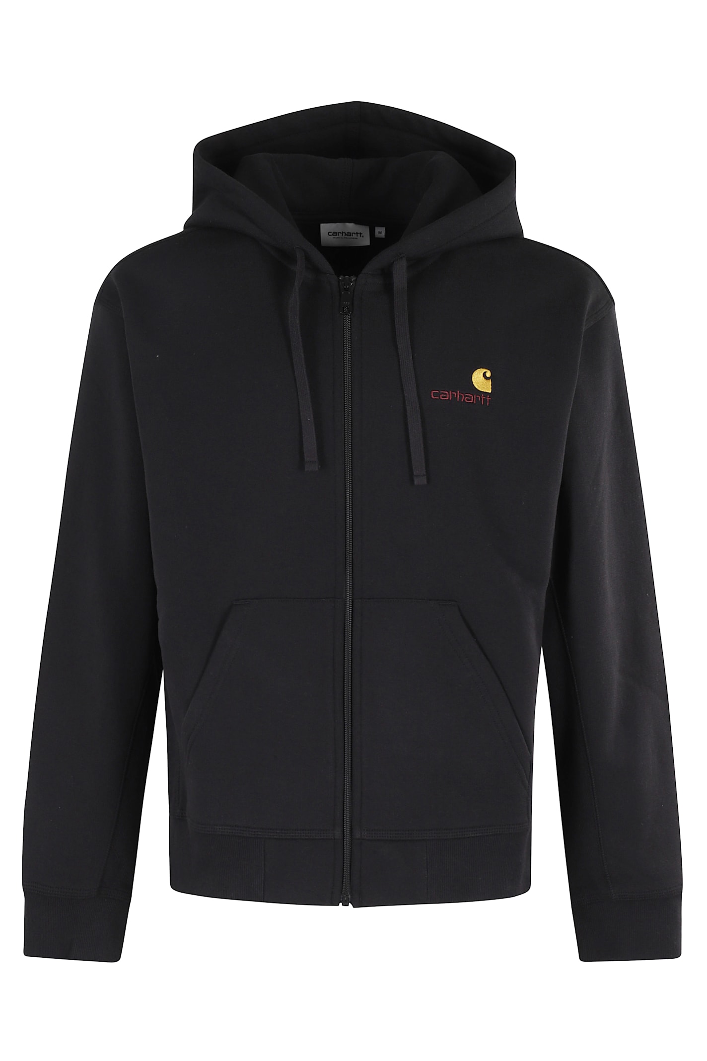 Carhartt Cotton Blend Sweatshirt With Logo In Black