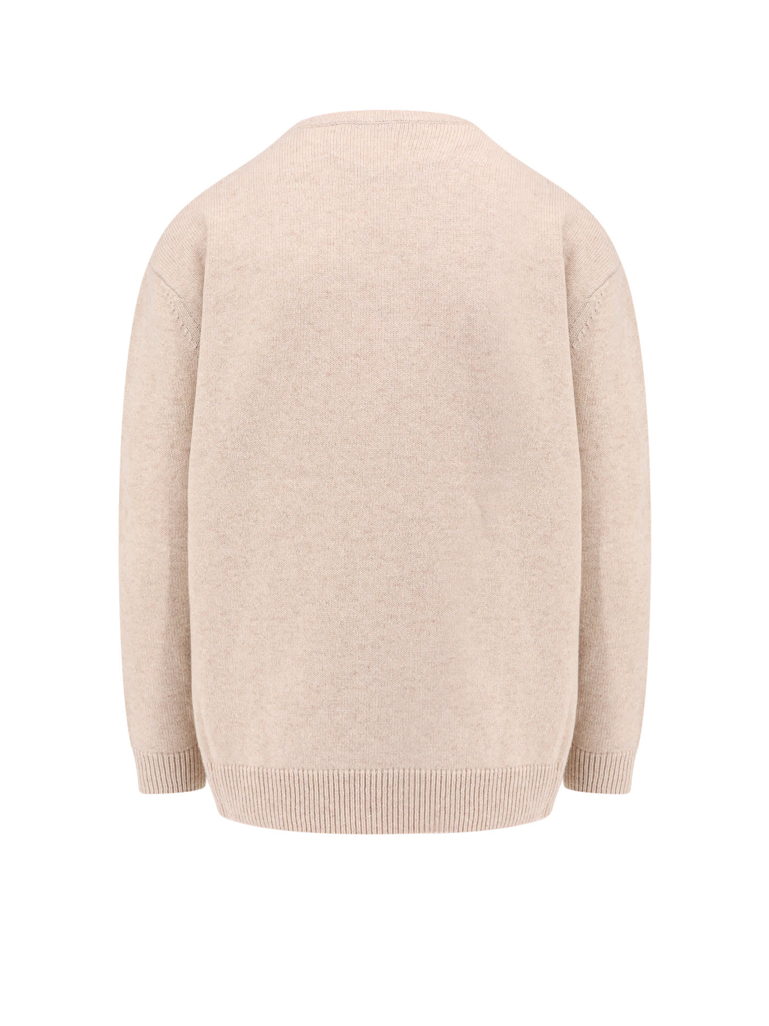 Max Mara Wool And Cashmere Sweater With 1951 Motif