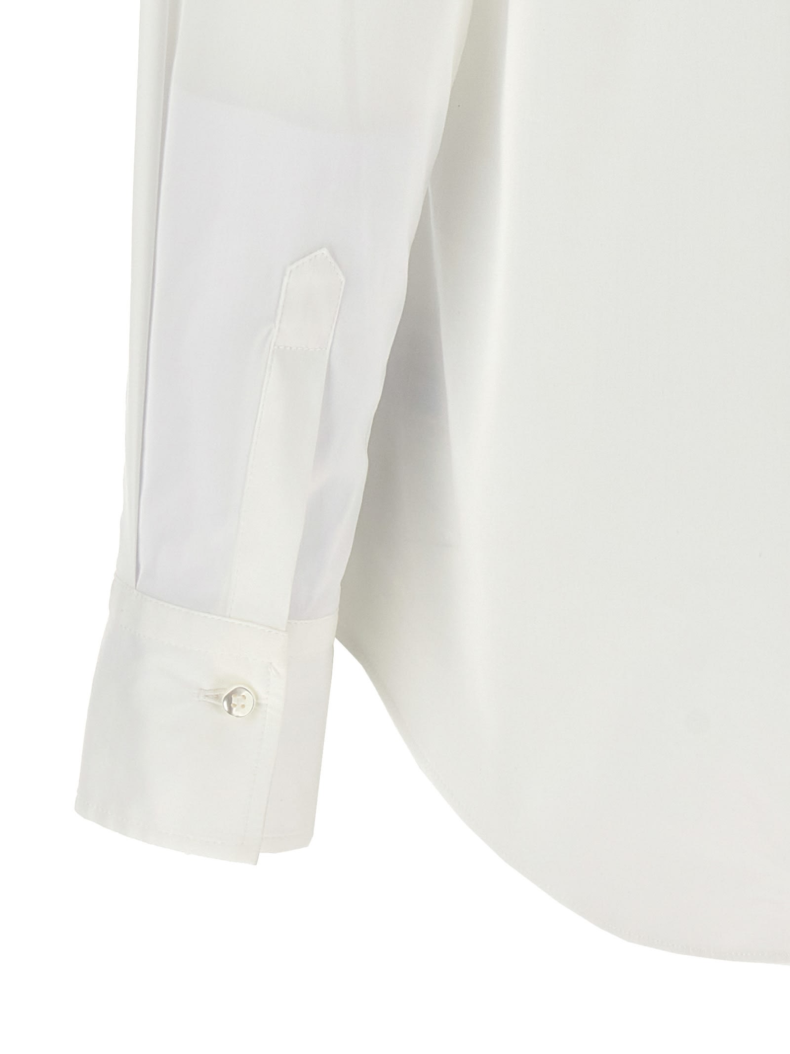 Brunello Cucinelli "shirt With Shiny In Bianco