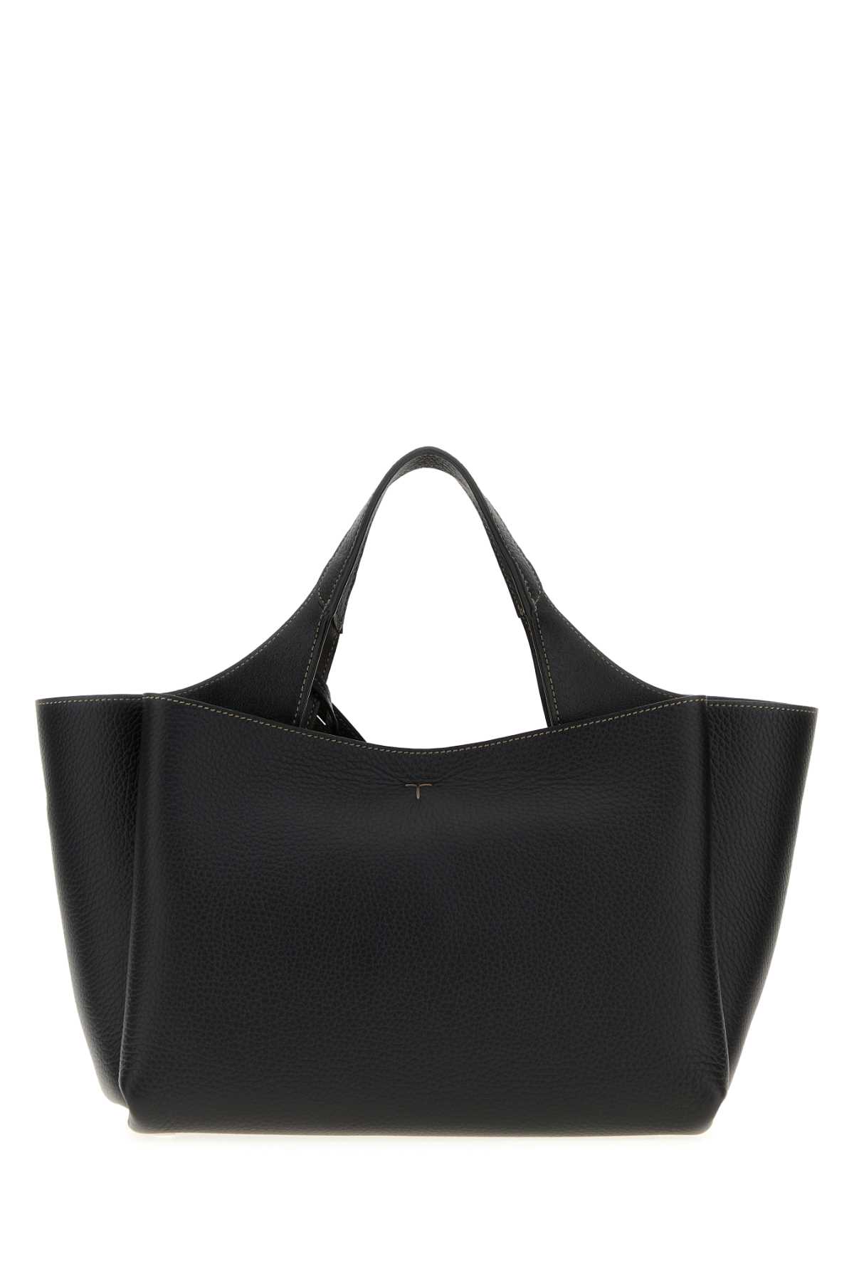 Tod's Black Leather Mini Handbag In Black