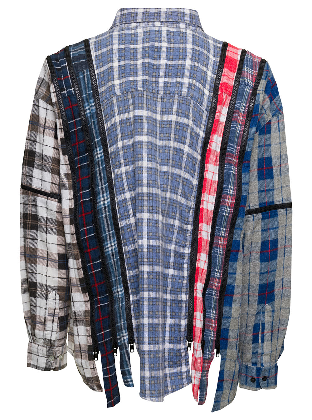 Needles 7 Cuts Zipped Wide Flannel Shirt - Multi – Kith