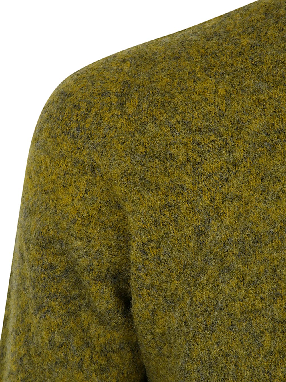 Shop Drumohr Long Sleeve Crew Neck Sweater In Yellow