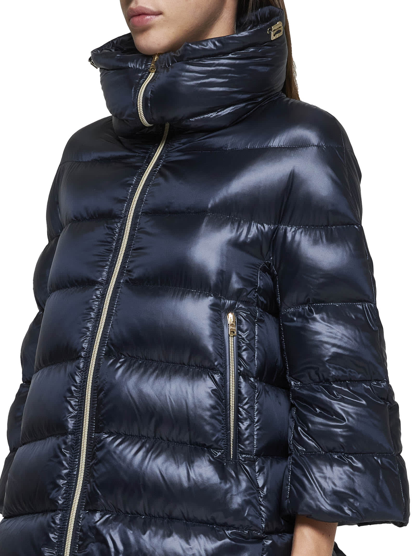 Herno Down Jacket In Blue