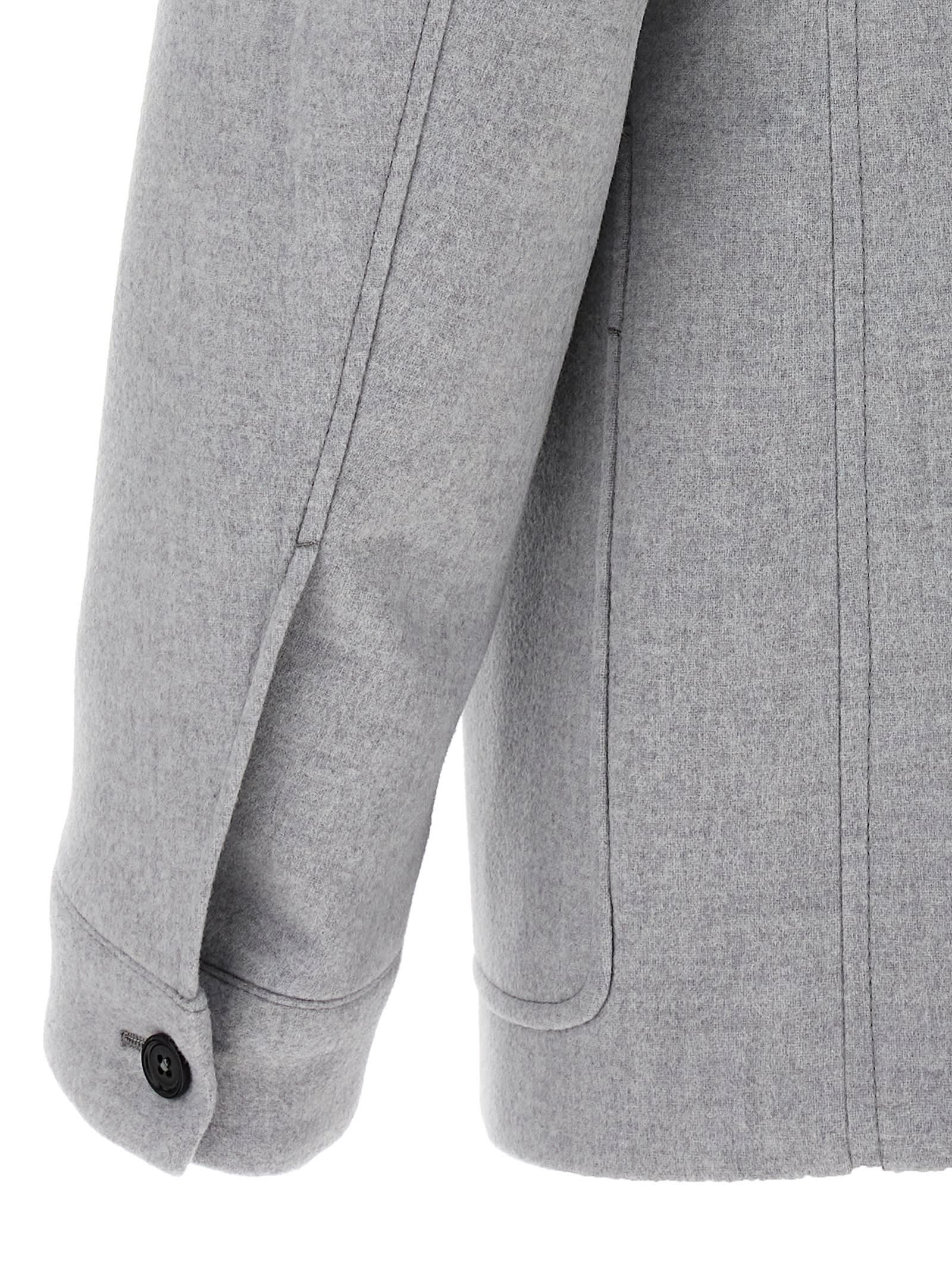 Shop Zegna Il Conte In Trofeo Blazer In Gray