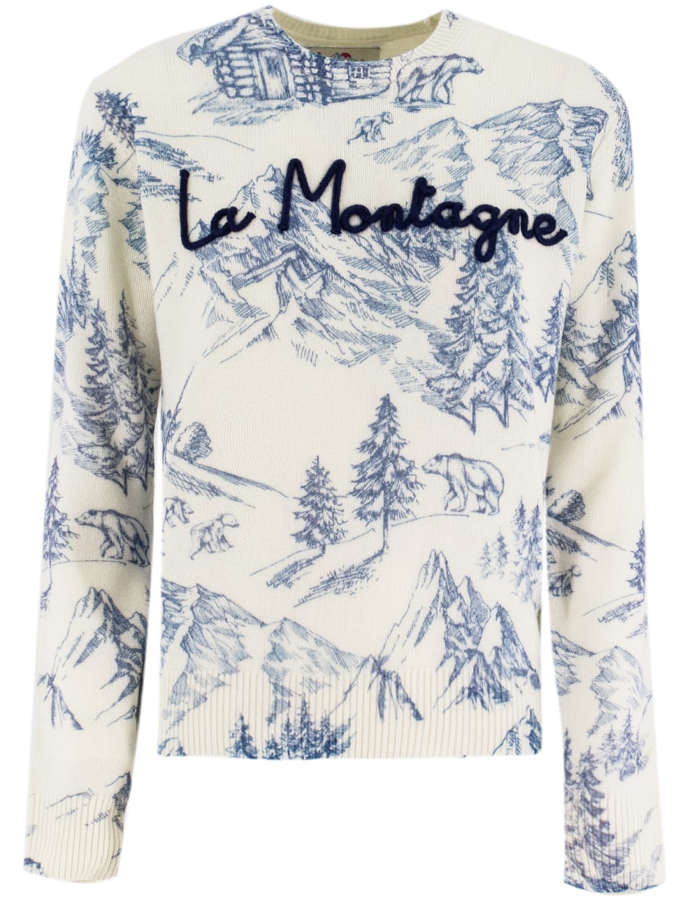 Shop Mc2 Saint Barth Jumper In Winterland Montagne 01