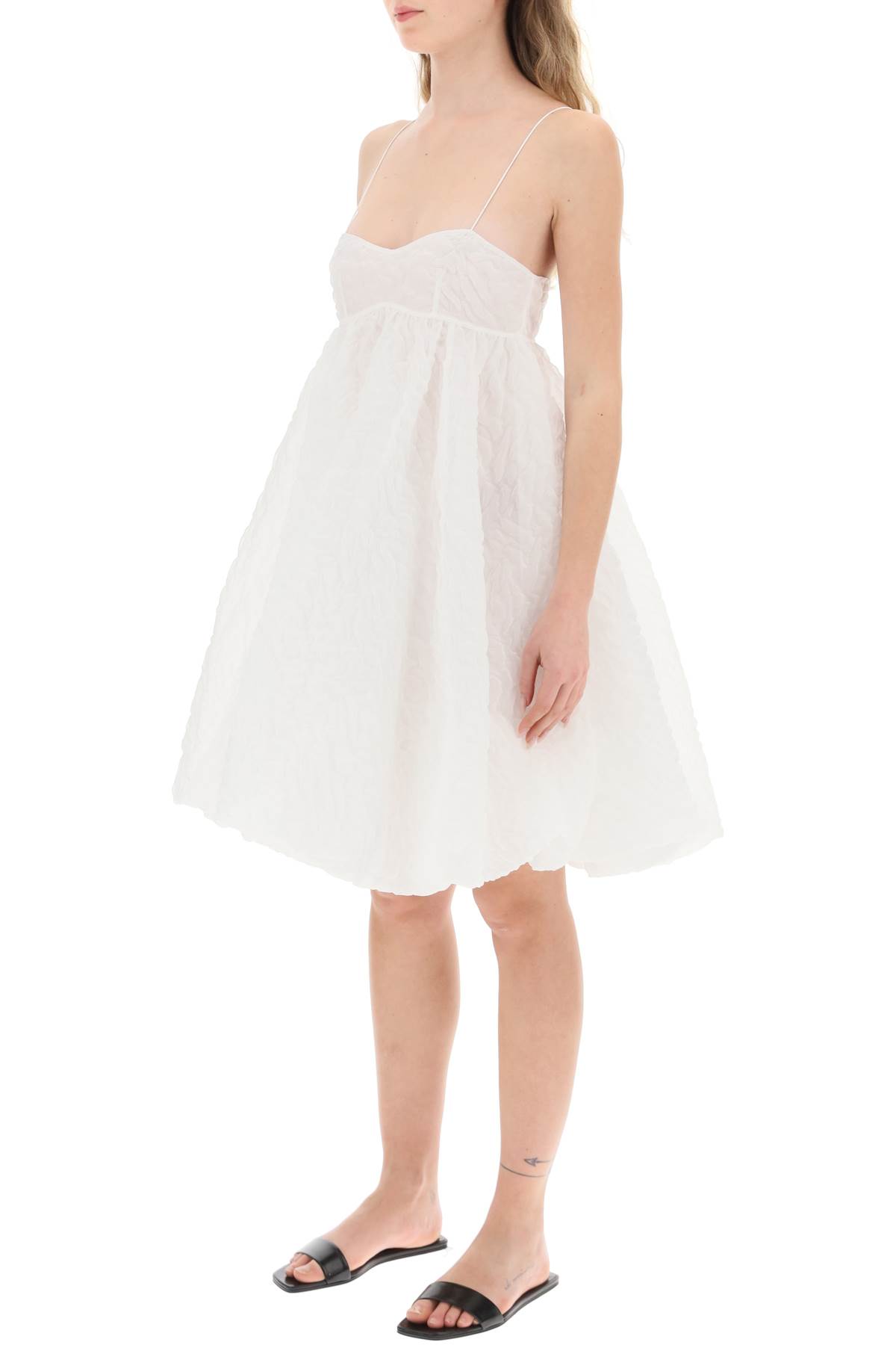 Shop Cecilie Bahnsen Sunni Mini Dress In White (white)