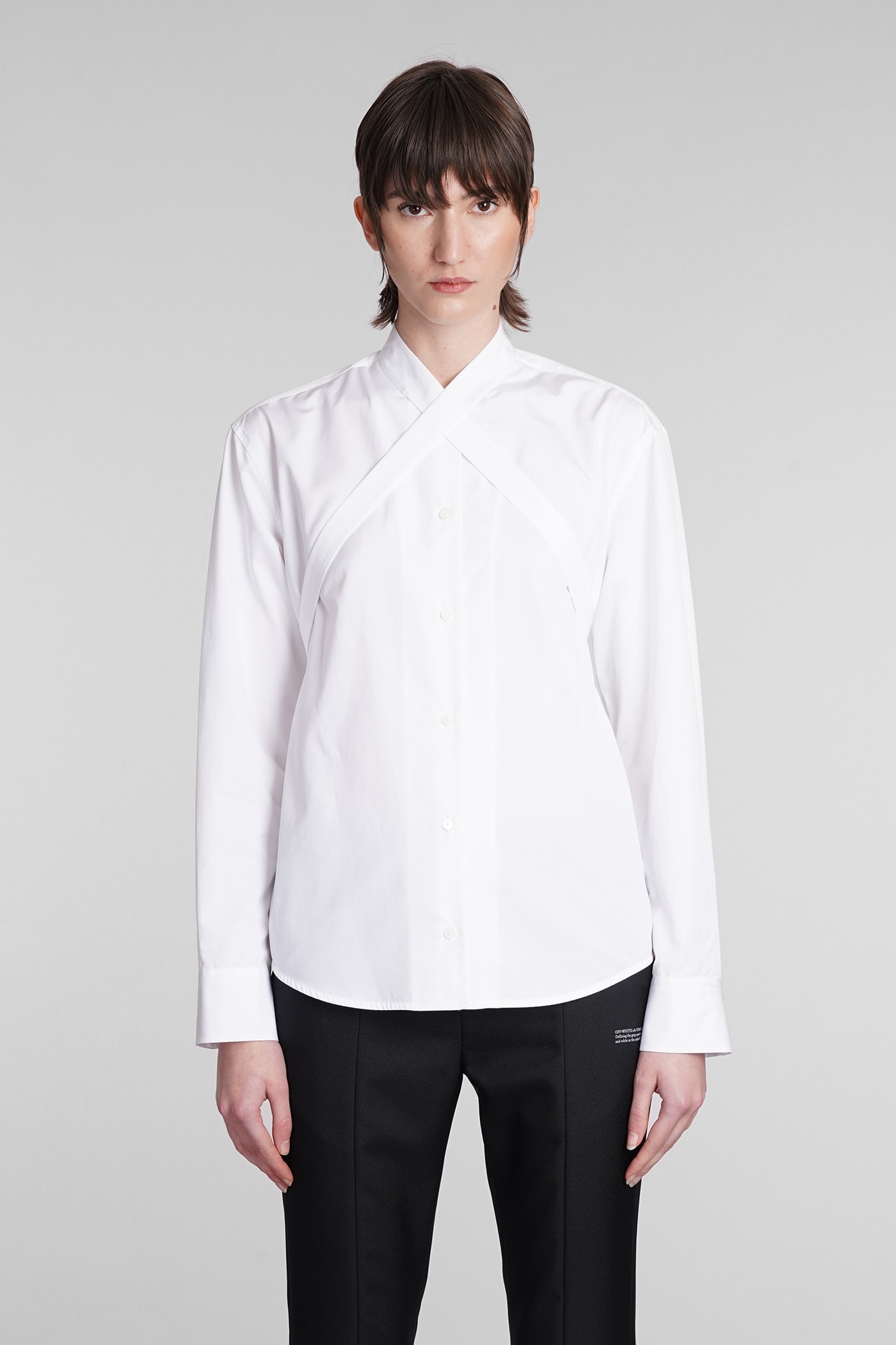 Shop Off-white Shirt In White Cotton