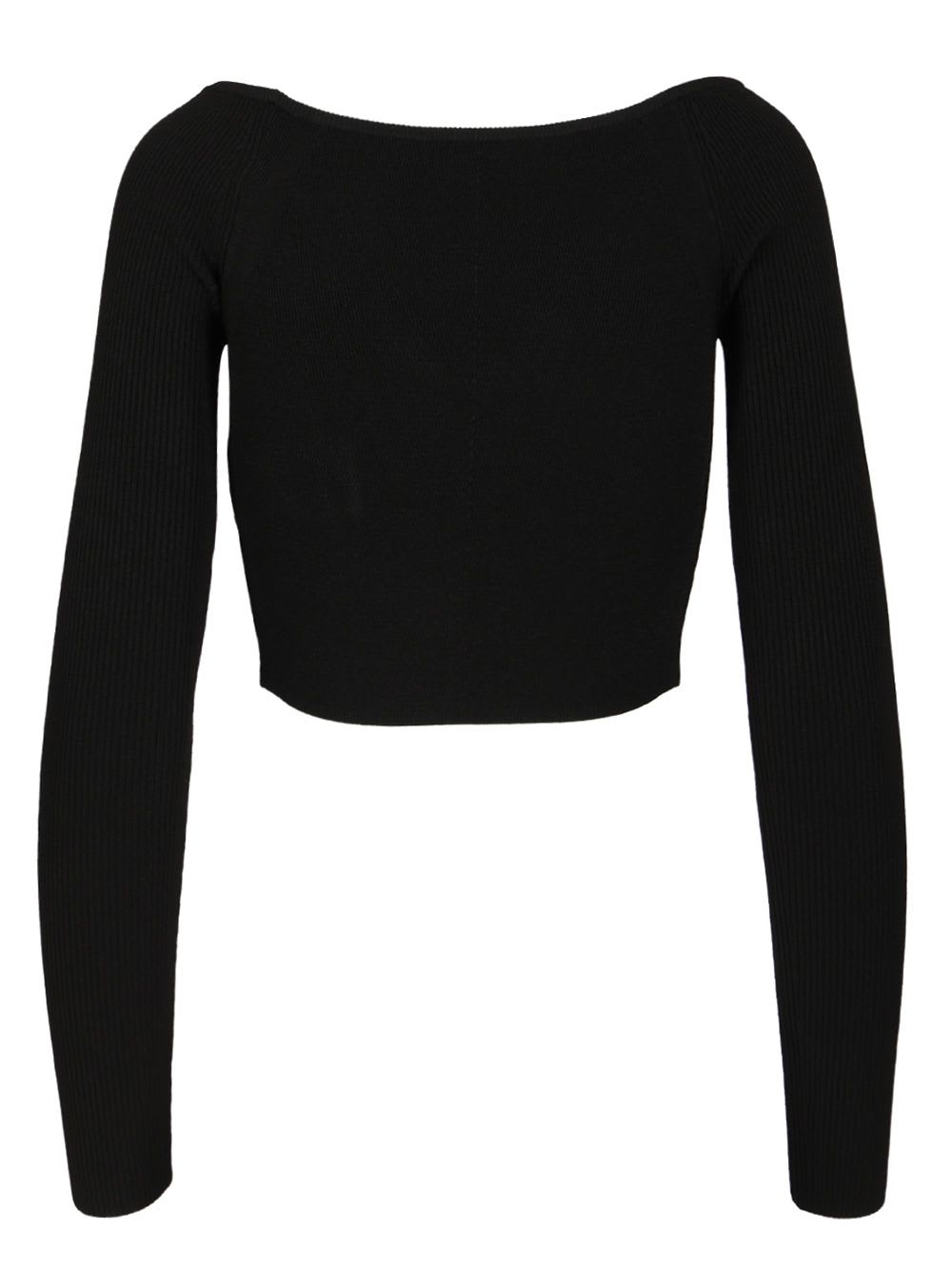 Diesel Vera Cropped Top In Black