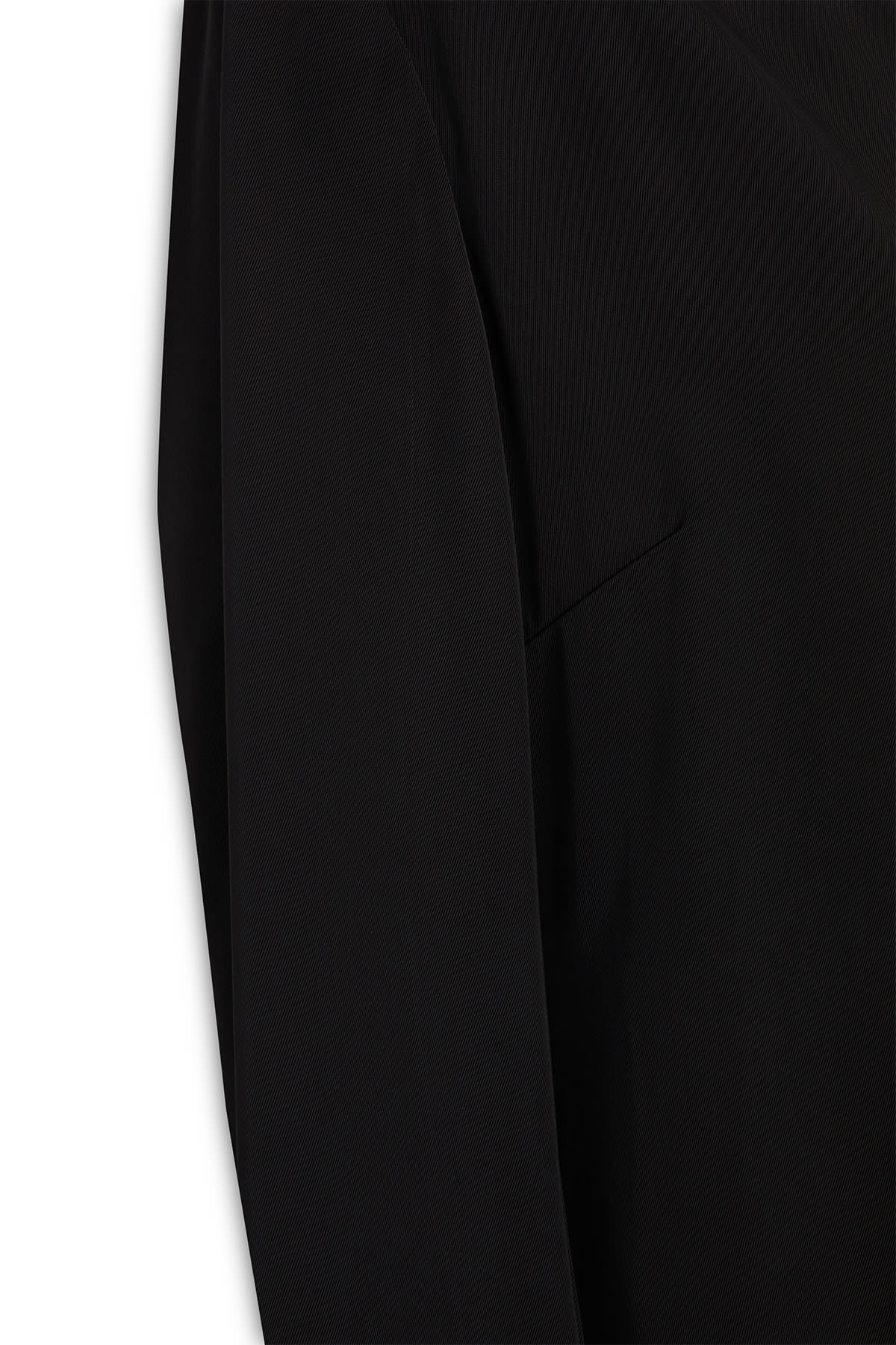 Jil Sander V-neck Viscose Dress With Long Sleeves In 001