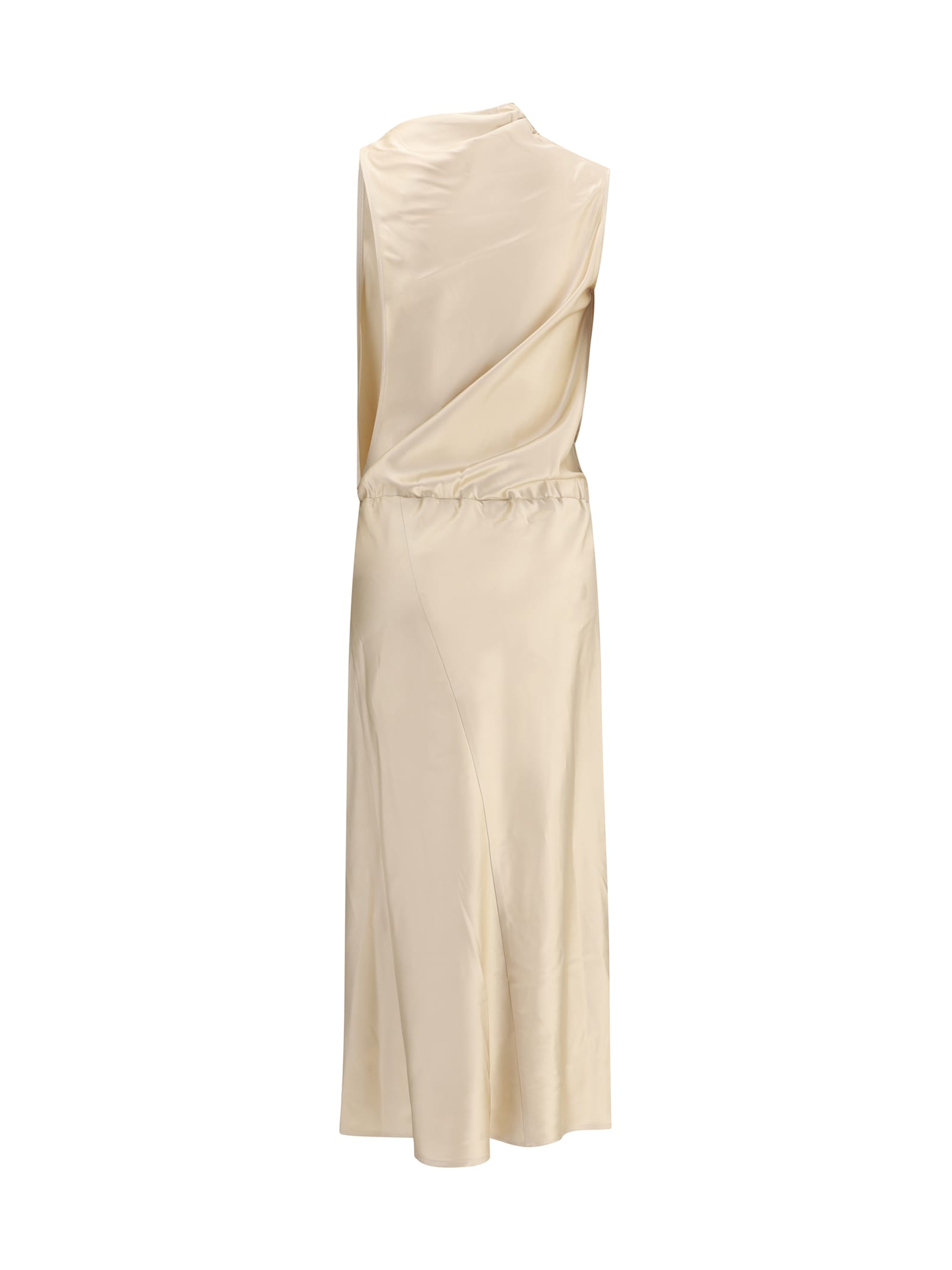 Magda Butrym Halter-neck Midi Dress In Neutral