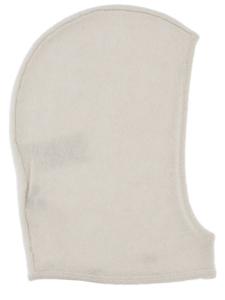 Ganni Women Wool Balaclava In Neutral