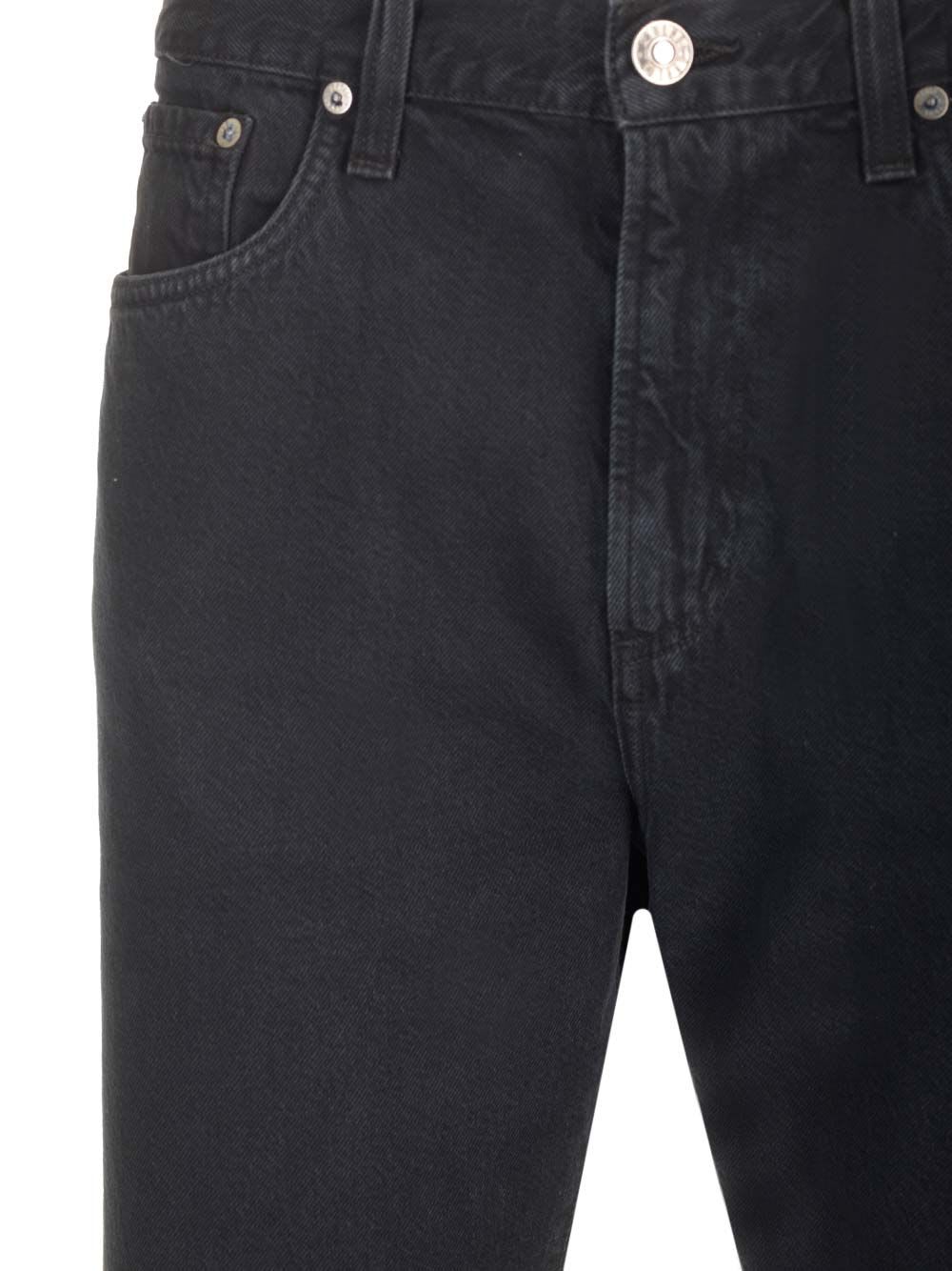 Shop Agolde Curtis Jeans In Black