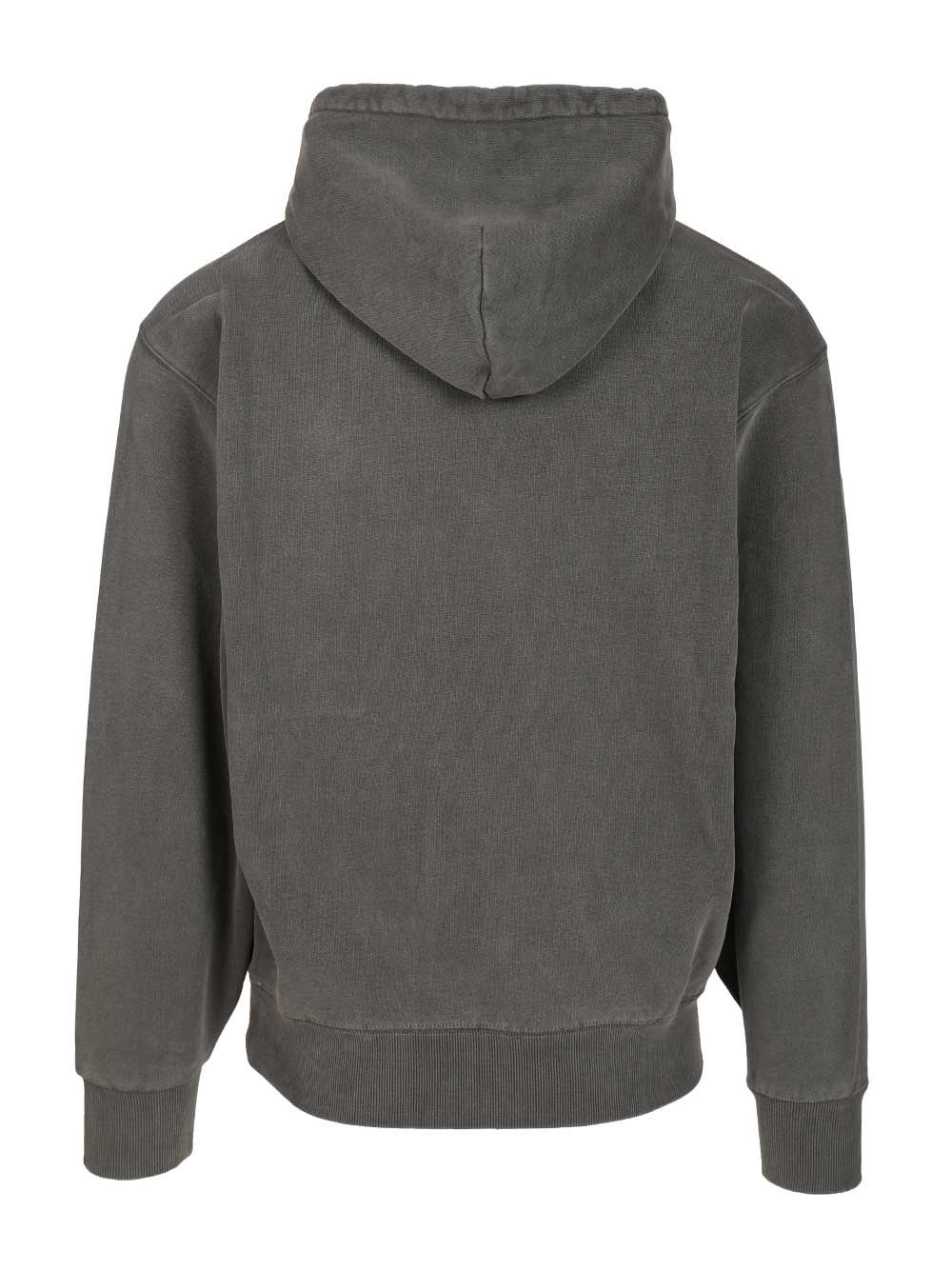 Carhartt Work In Progress Vista Logo Patch Hoodie In Black