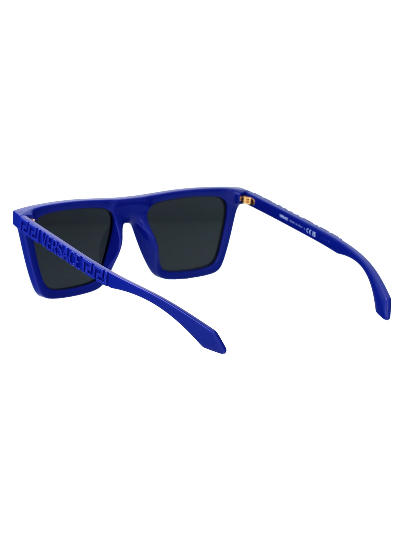 Shop Versace 0ve4468u Sunglasses In 545087 Full Blue