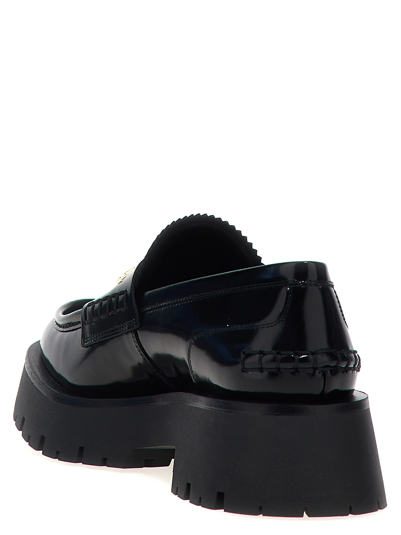 Shop Alexander Wang Carter Lug Loafers In Black