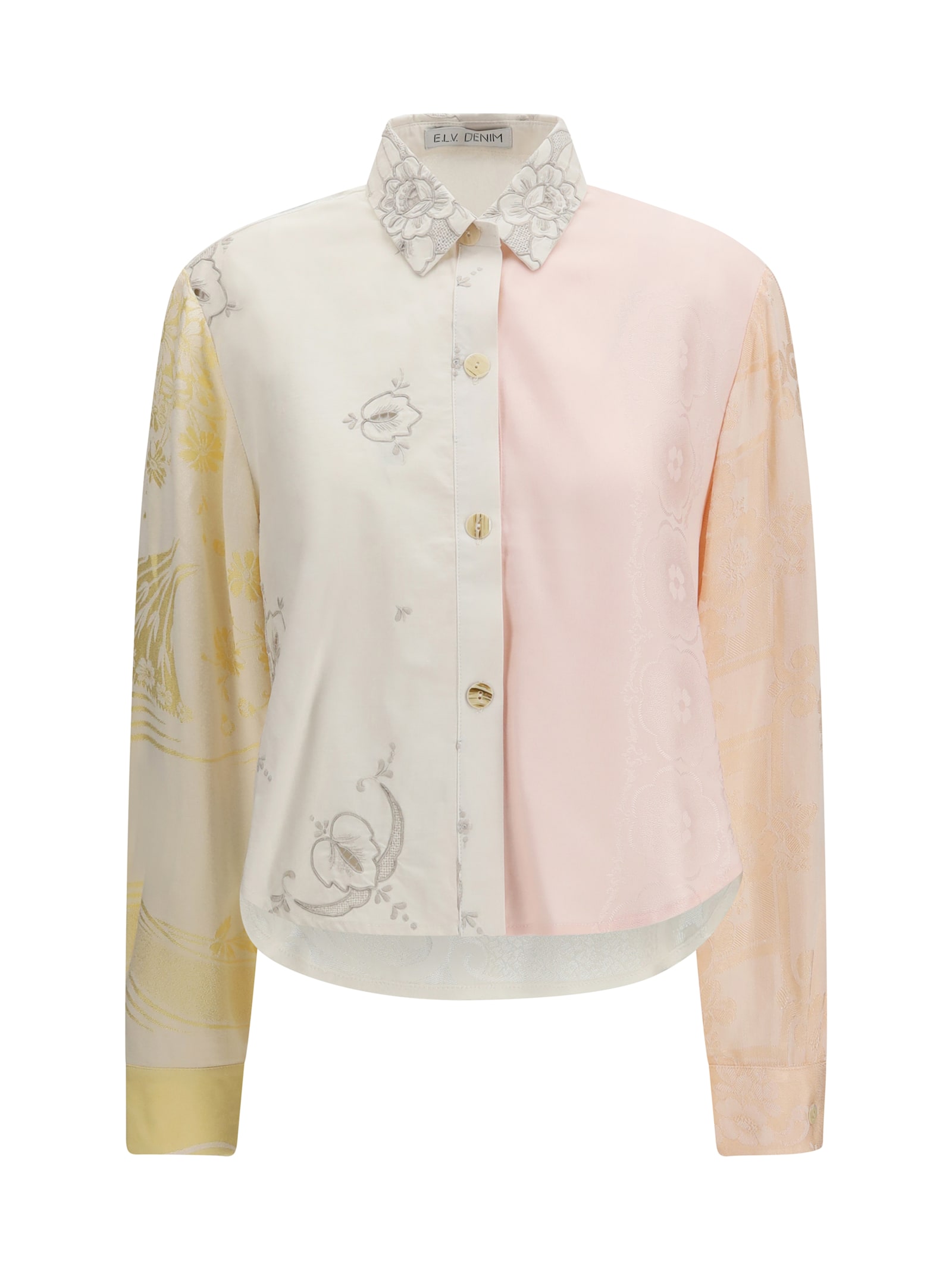 E.l.v Denim Emilie Embroidered Shirt