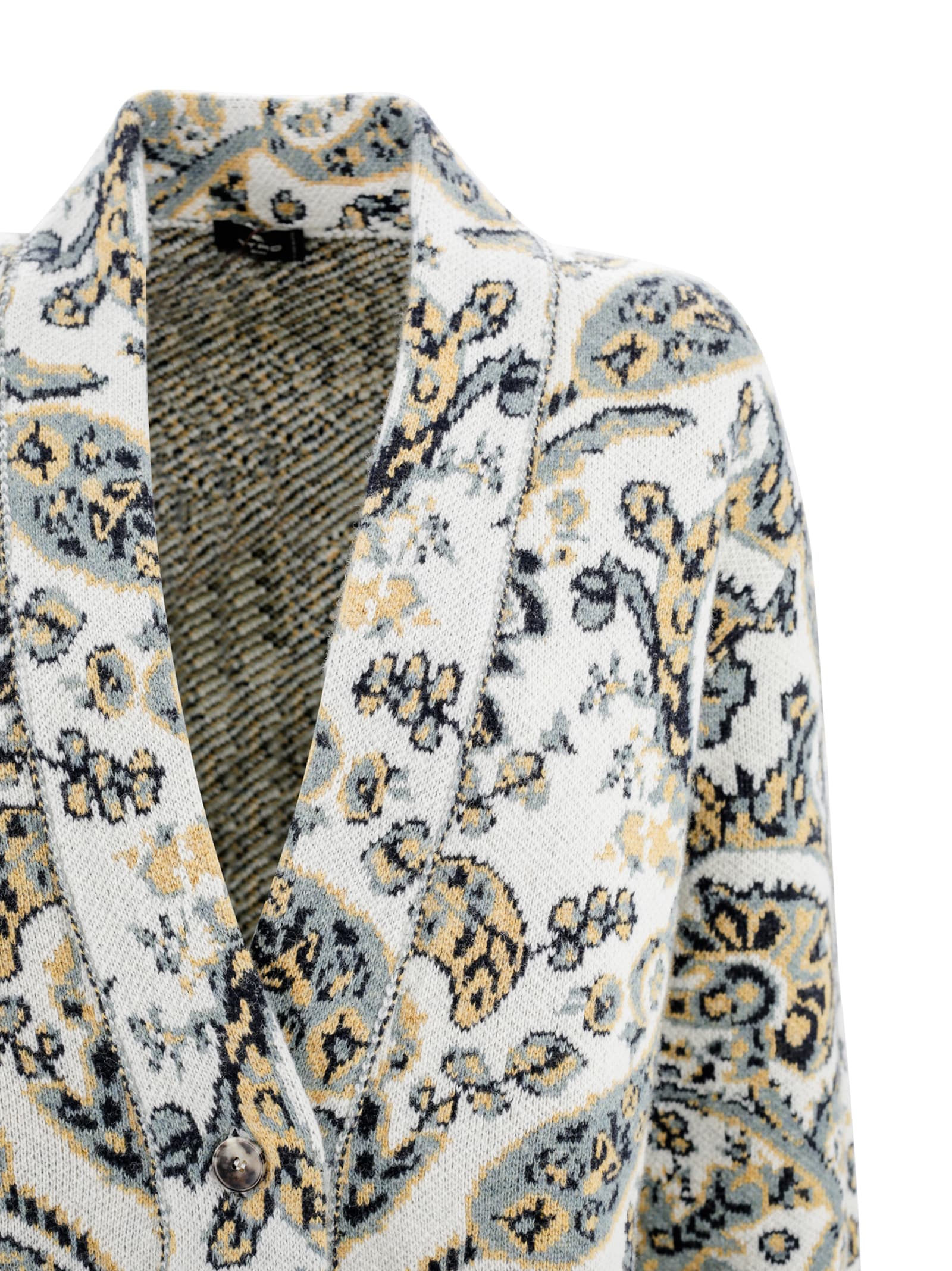 Shop Etro Floral-jacquard Cardigan