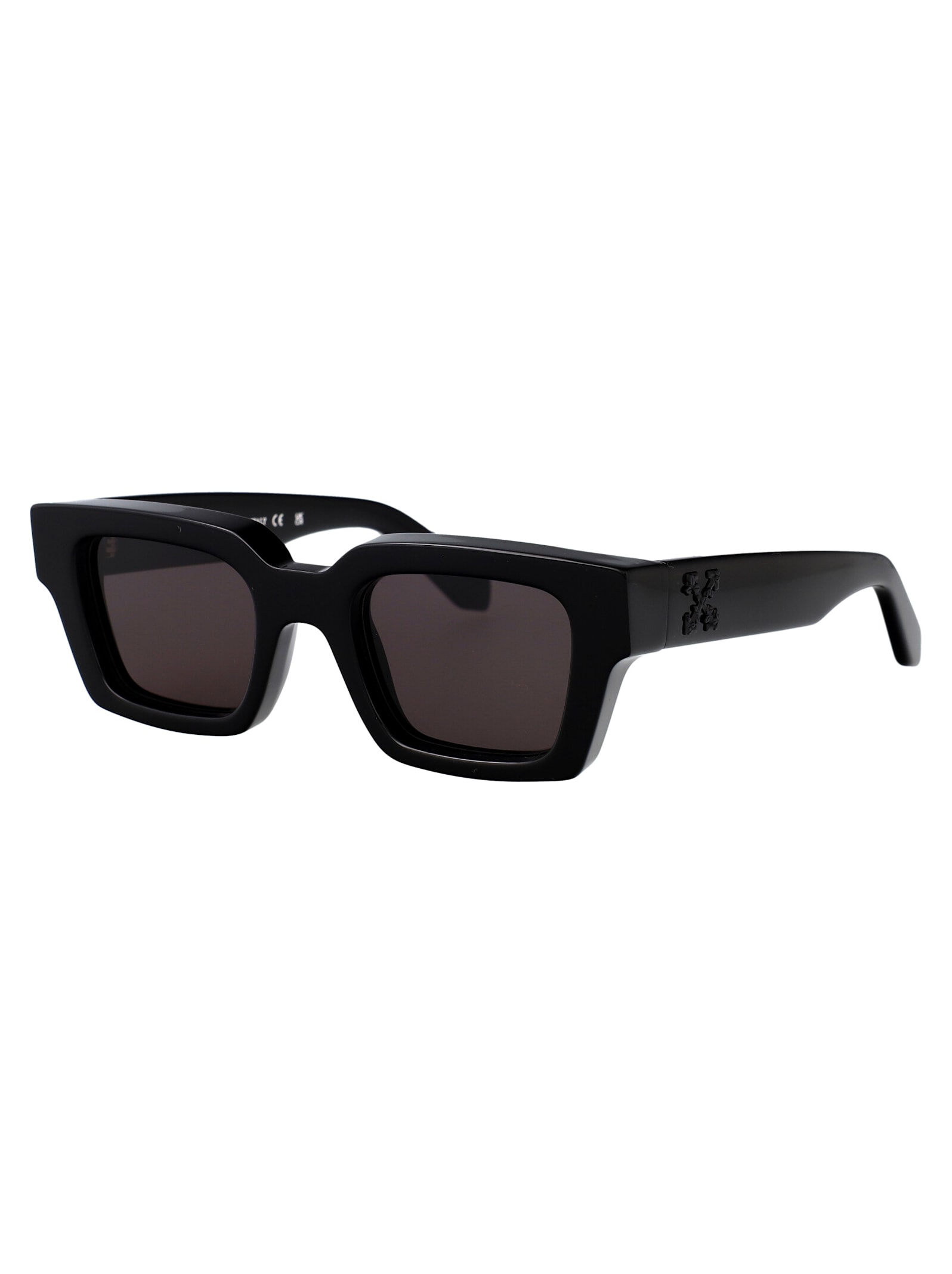 Off-white Black Silverstone Sunglasses In Black/logo Black Dark Grey