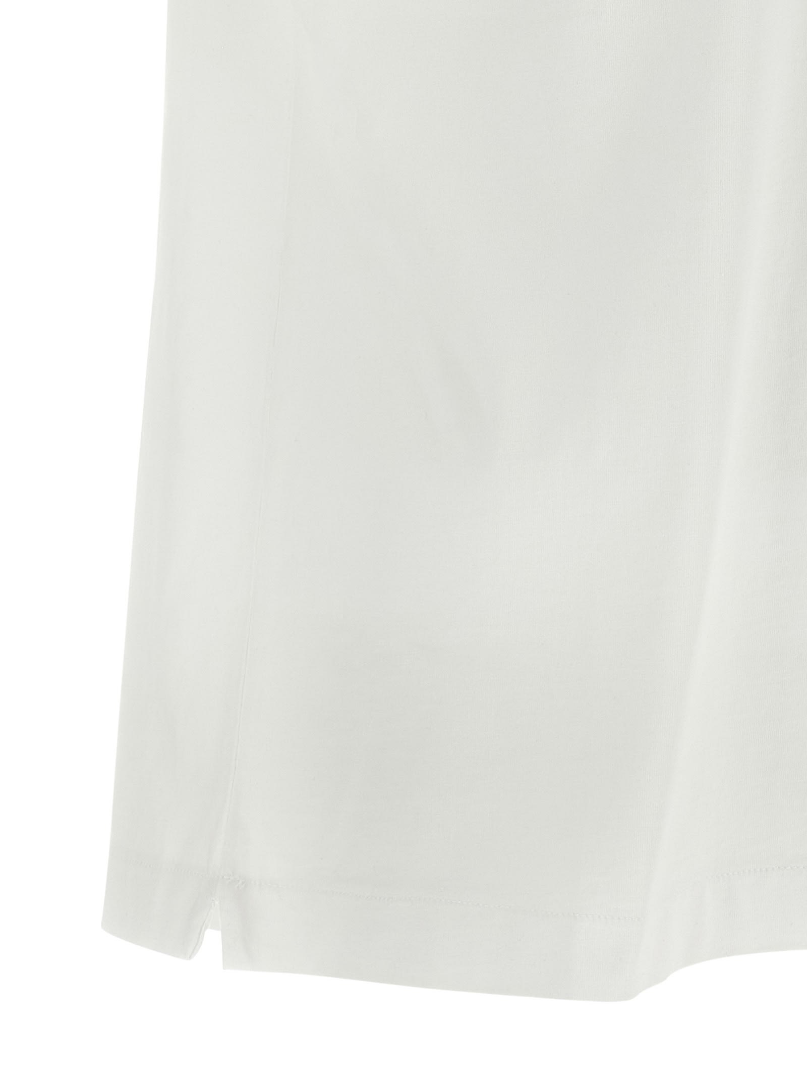 Off-white Graphic Print Crew Neck T-shirt In White