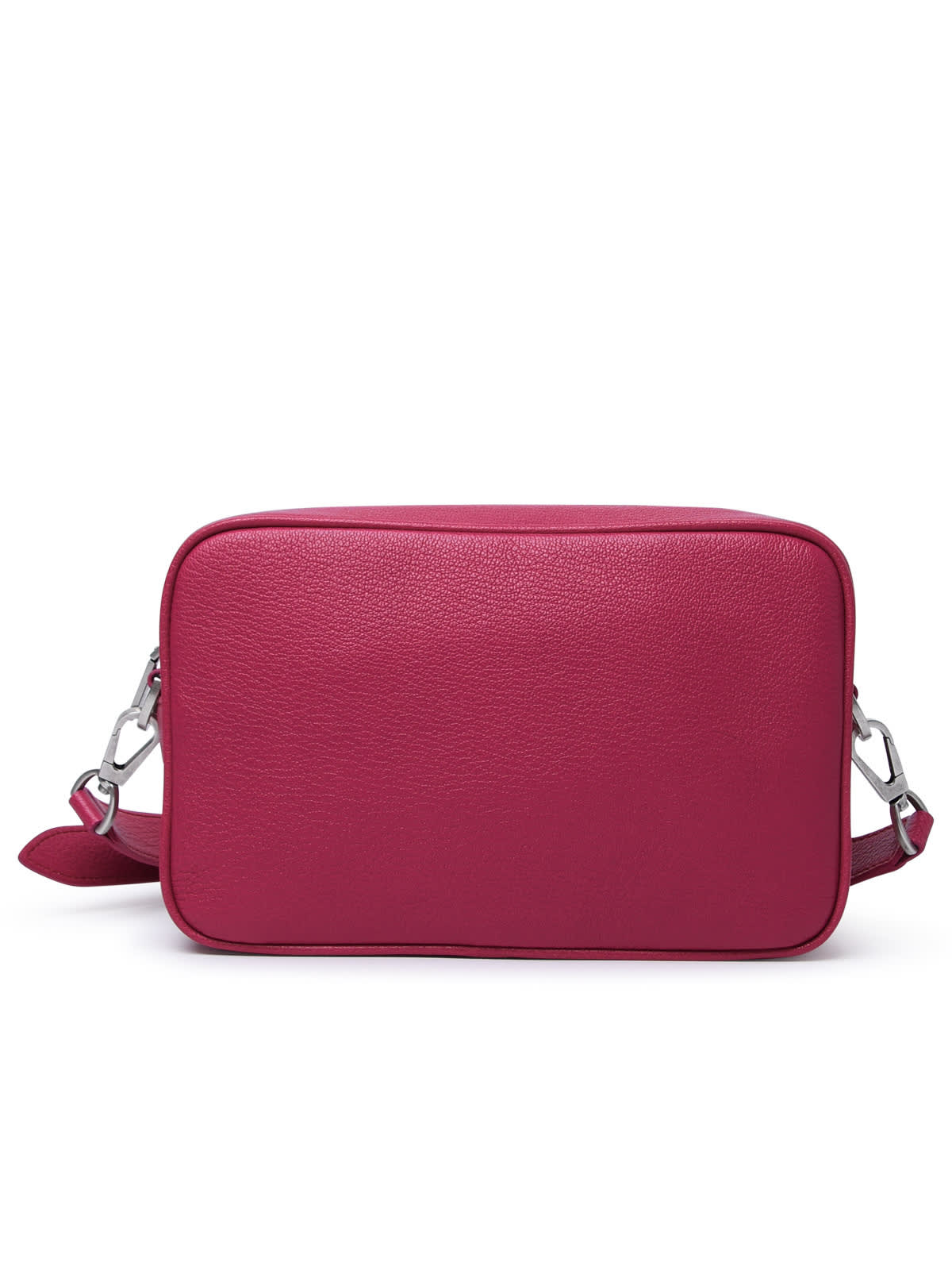 Shop Golden Goose Star Hibiscus Leather Bag In Fucsia