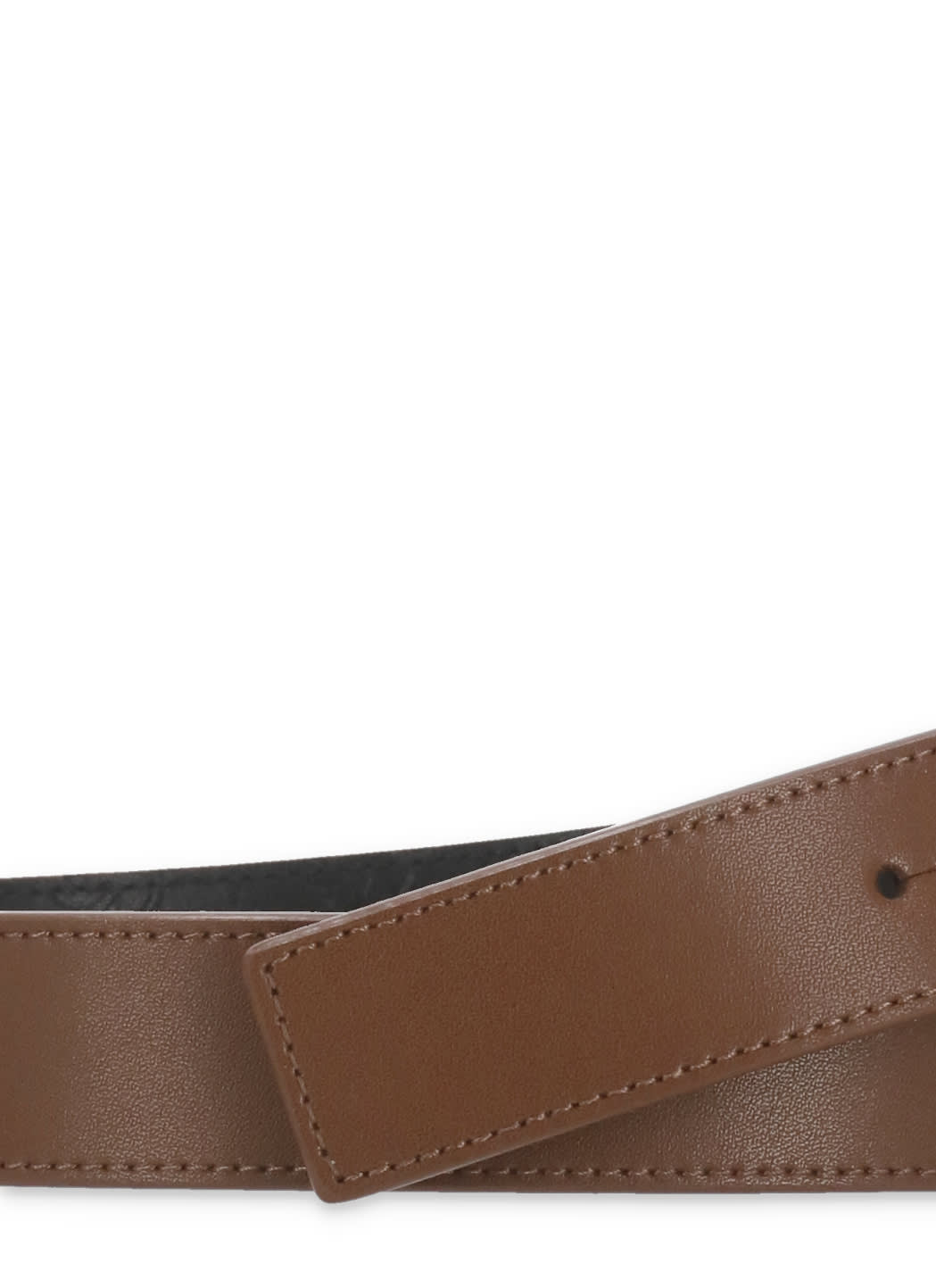 Shop Pinko Double-face Love Birds Buckled Belt In Brown