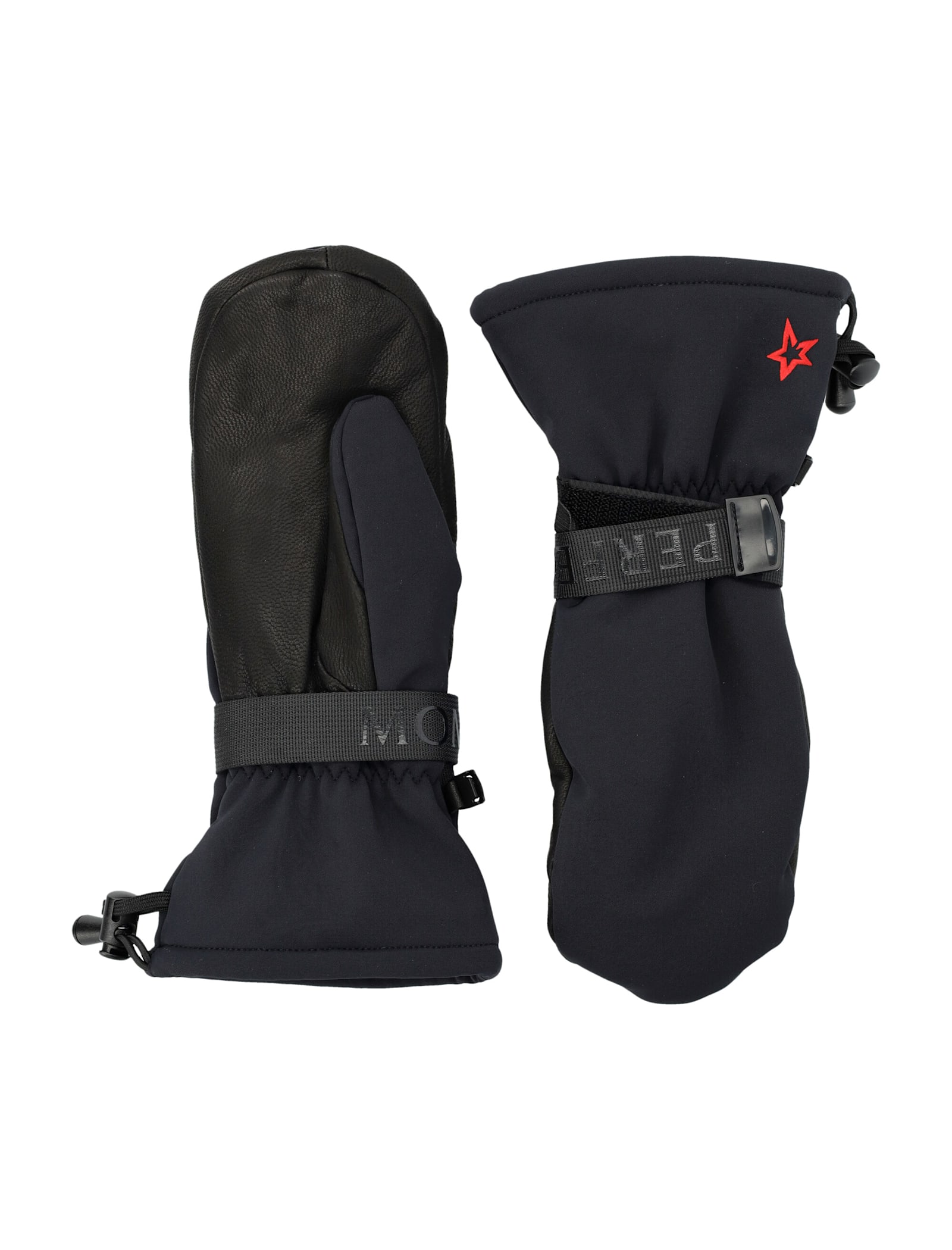 Perfect Moment Black Davos Mitten Gloves In Black