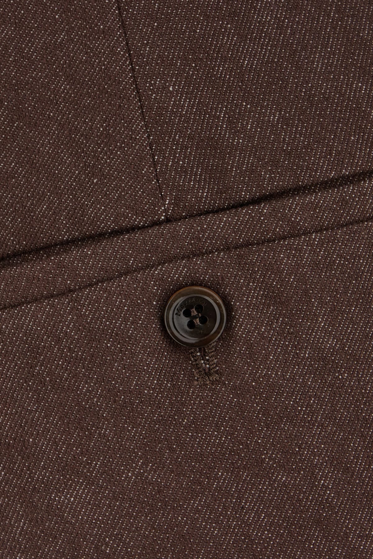 Max Mara 'panosa' Cotton Midi Skirt In Brown In Marrone