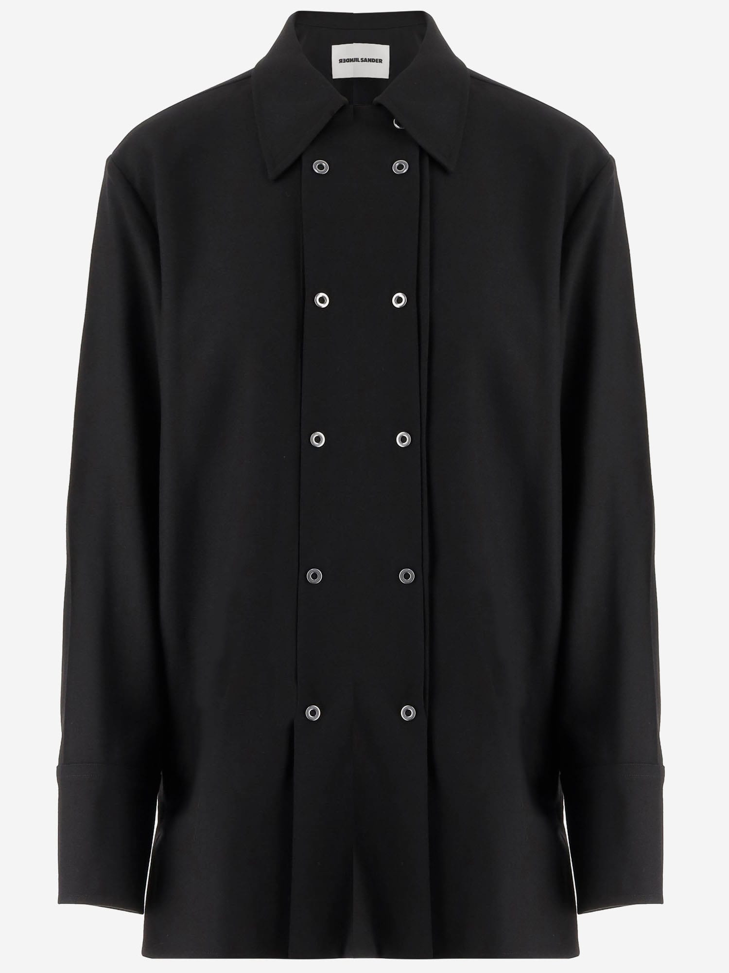 Jil Sander Wool Double-breasted Shirt