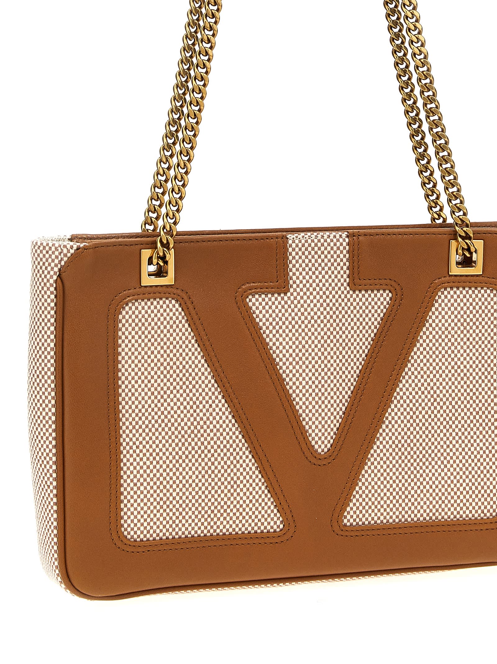 Valentino Small Viva Superstar Canvas Shoulder Bag