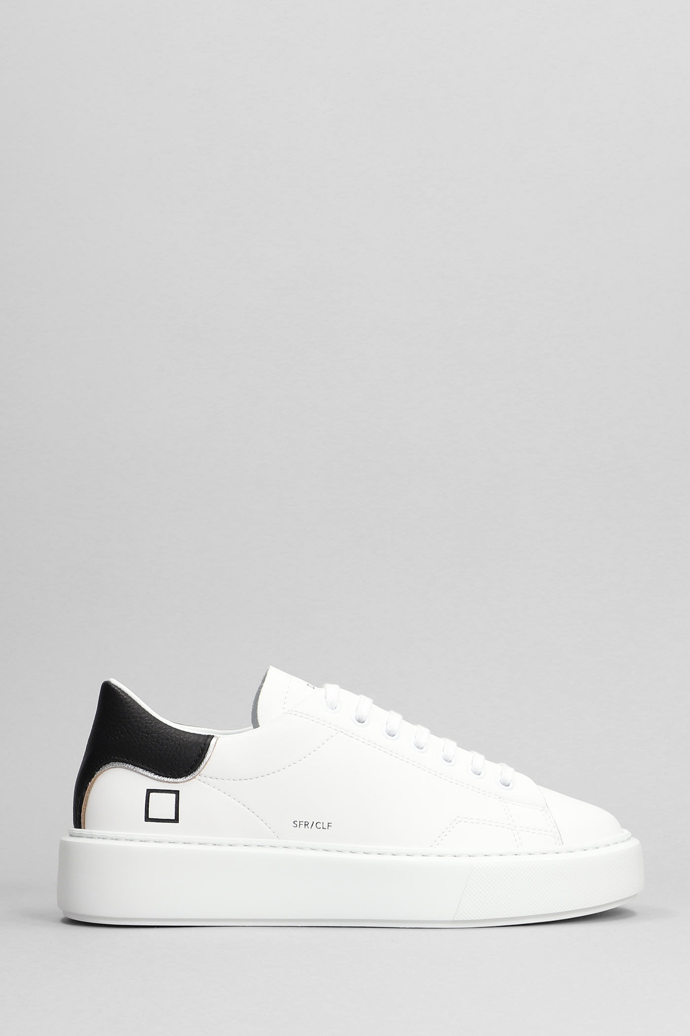 Shop Date Sfera Sneakers In White Leather