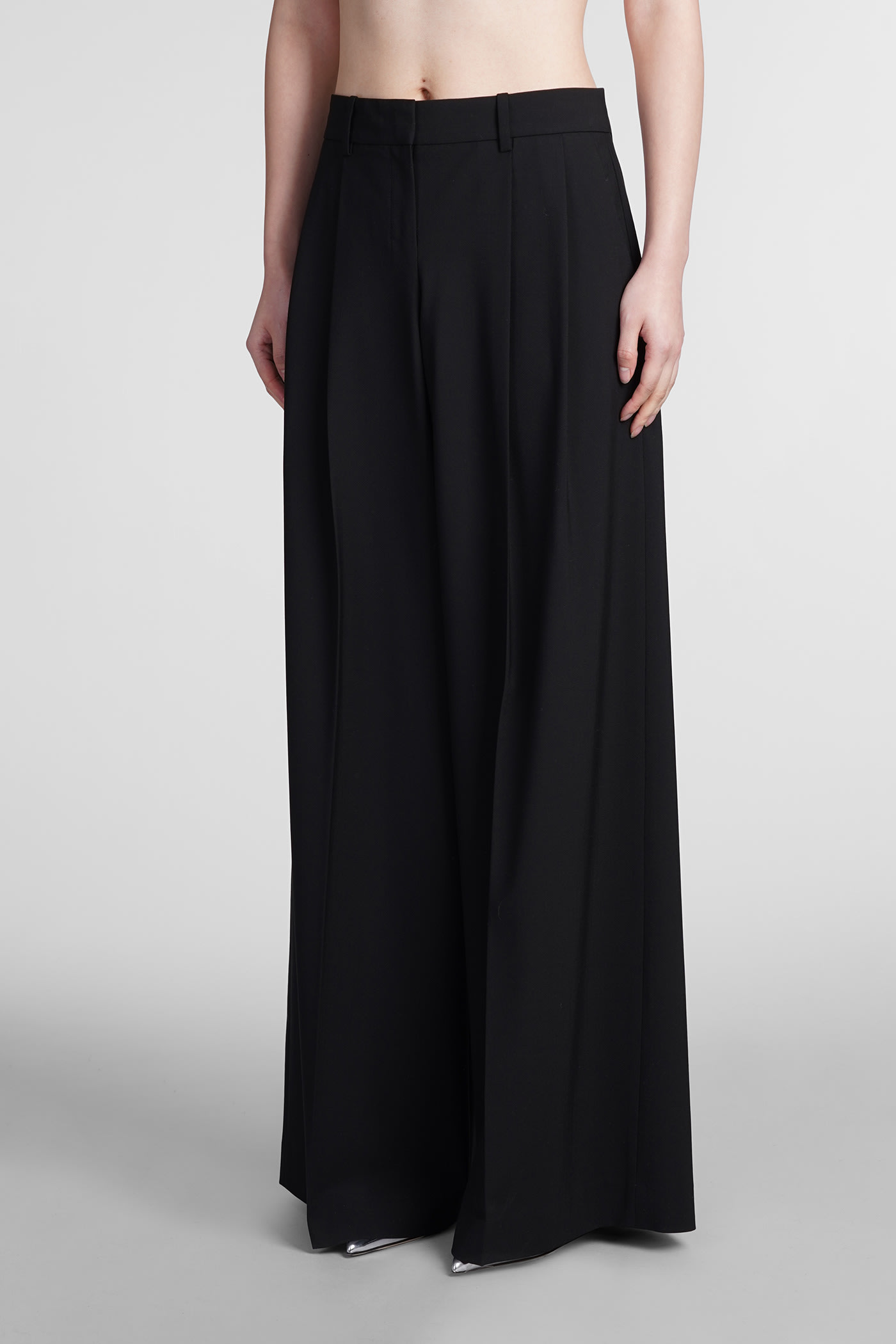 Theory Low Rise Pleated Pants