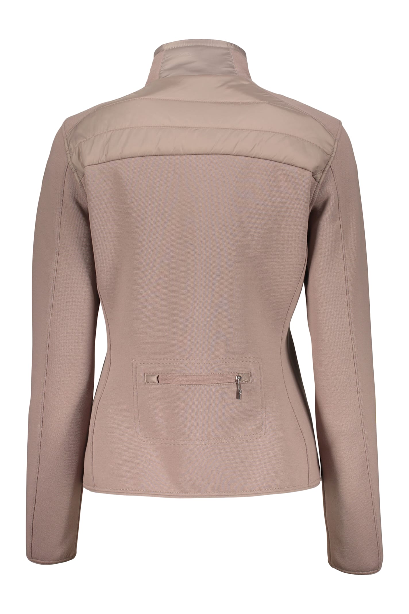 Parajumpers Lightweight Beige Jacket With Zip And Collar In Brown