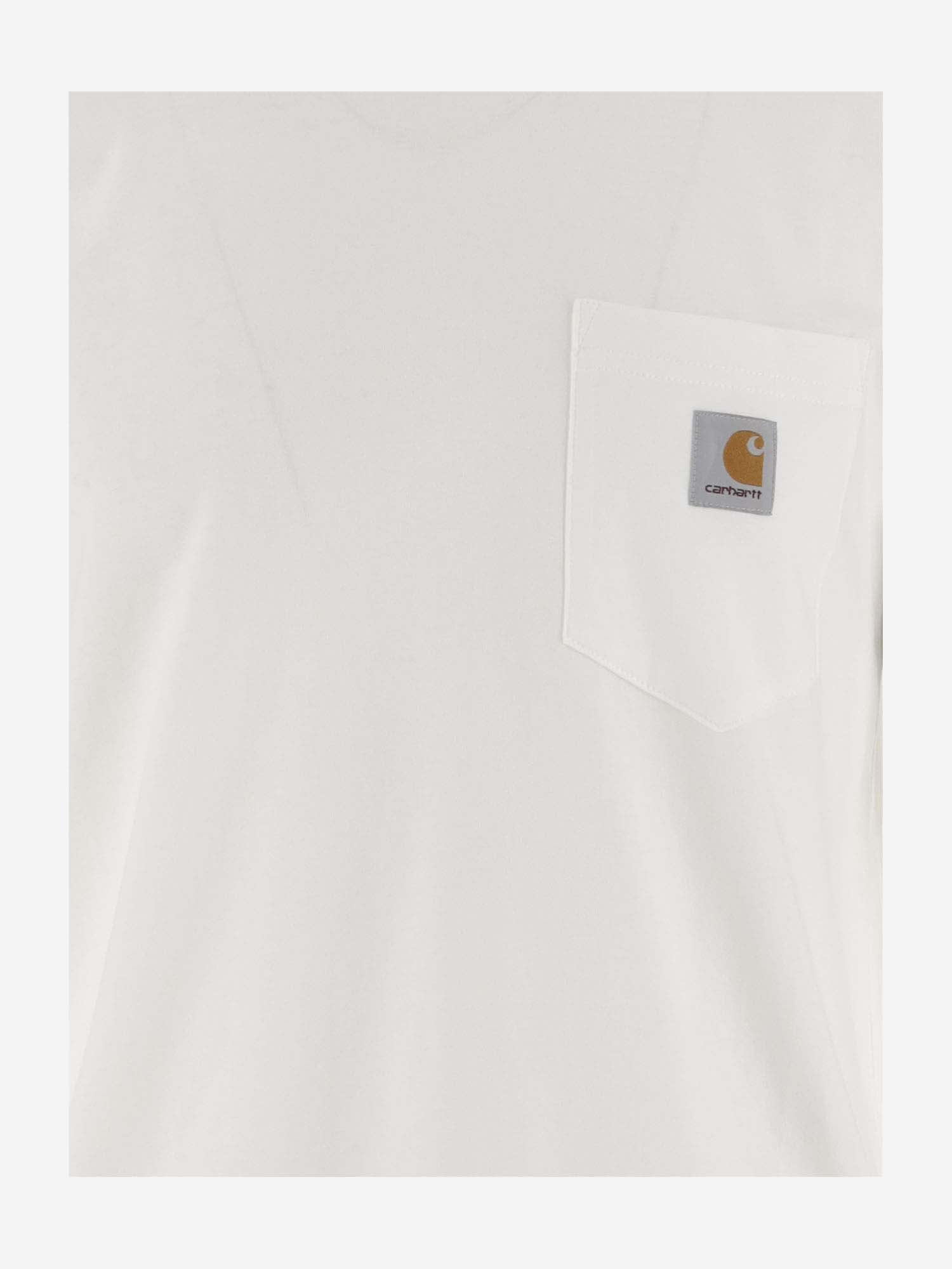 Shop Carhartt Cotton T-shirt With Logo In White
