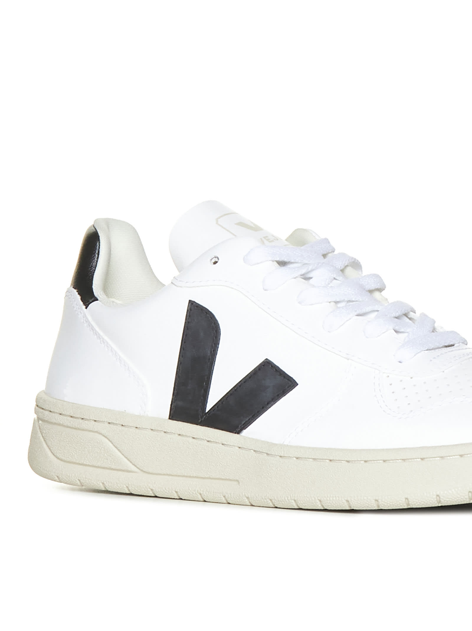 Shop Veja Sneakers In White_black